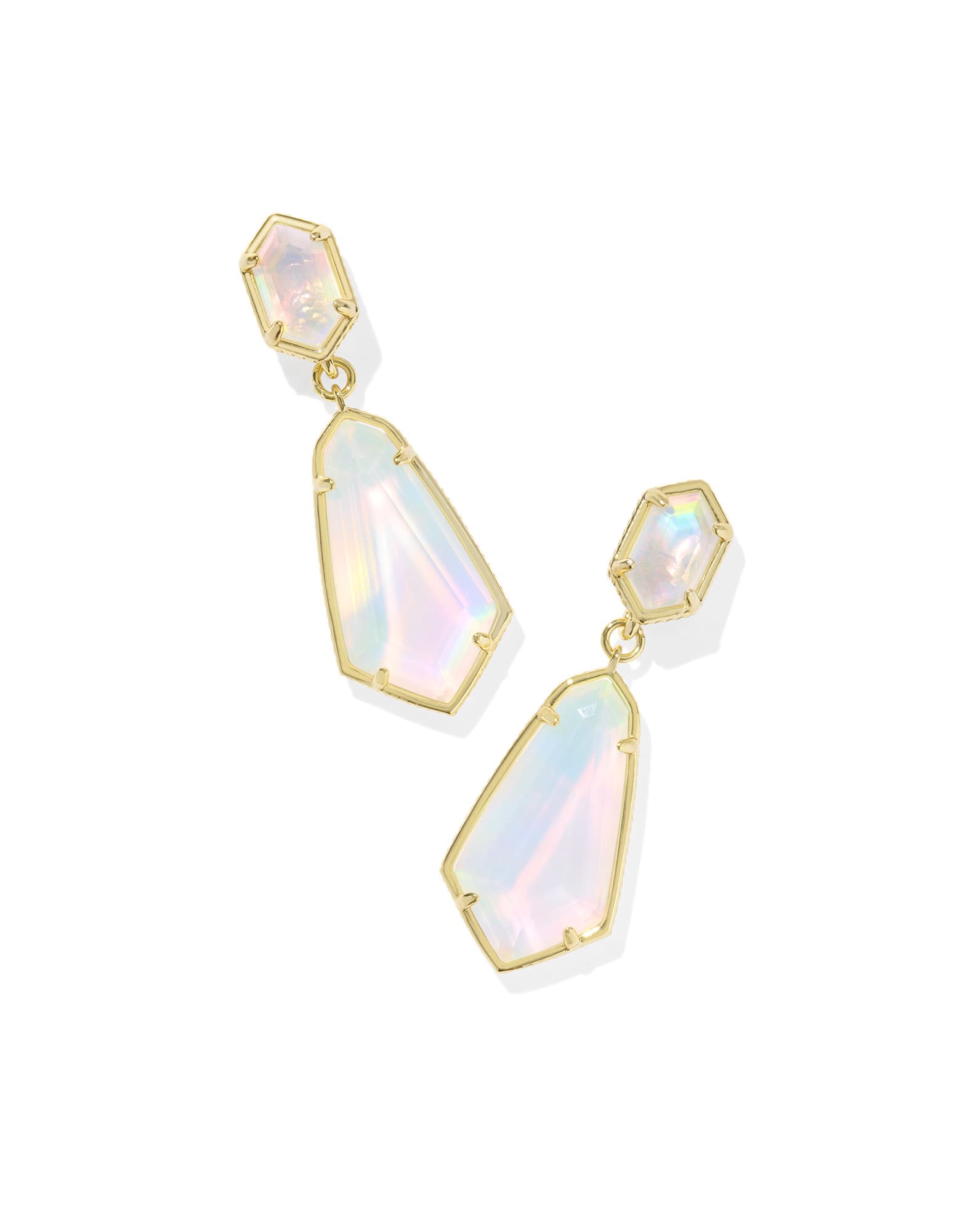 Hallie Gold Convertible Drop Earrings