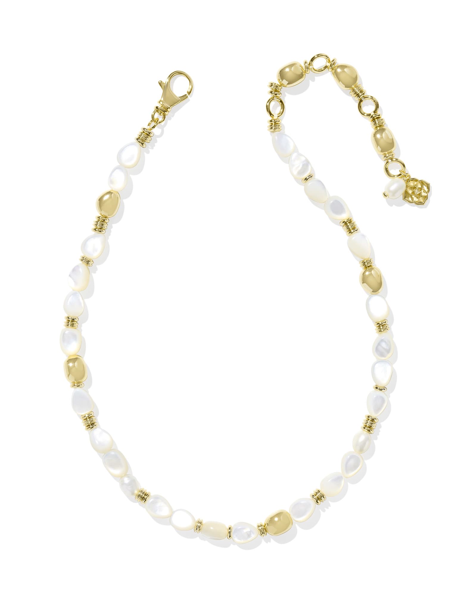 Melody Gold Beaded Strand Necklace