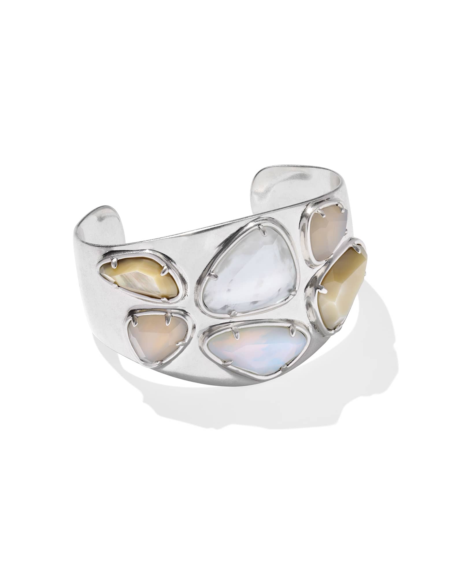 Margot Vintage Silver Statement Cuff Bracelet