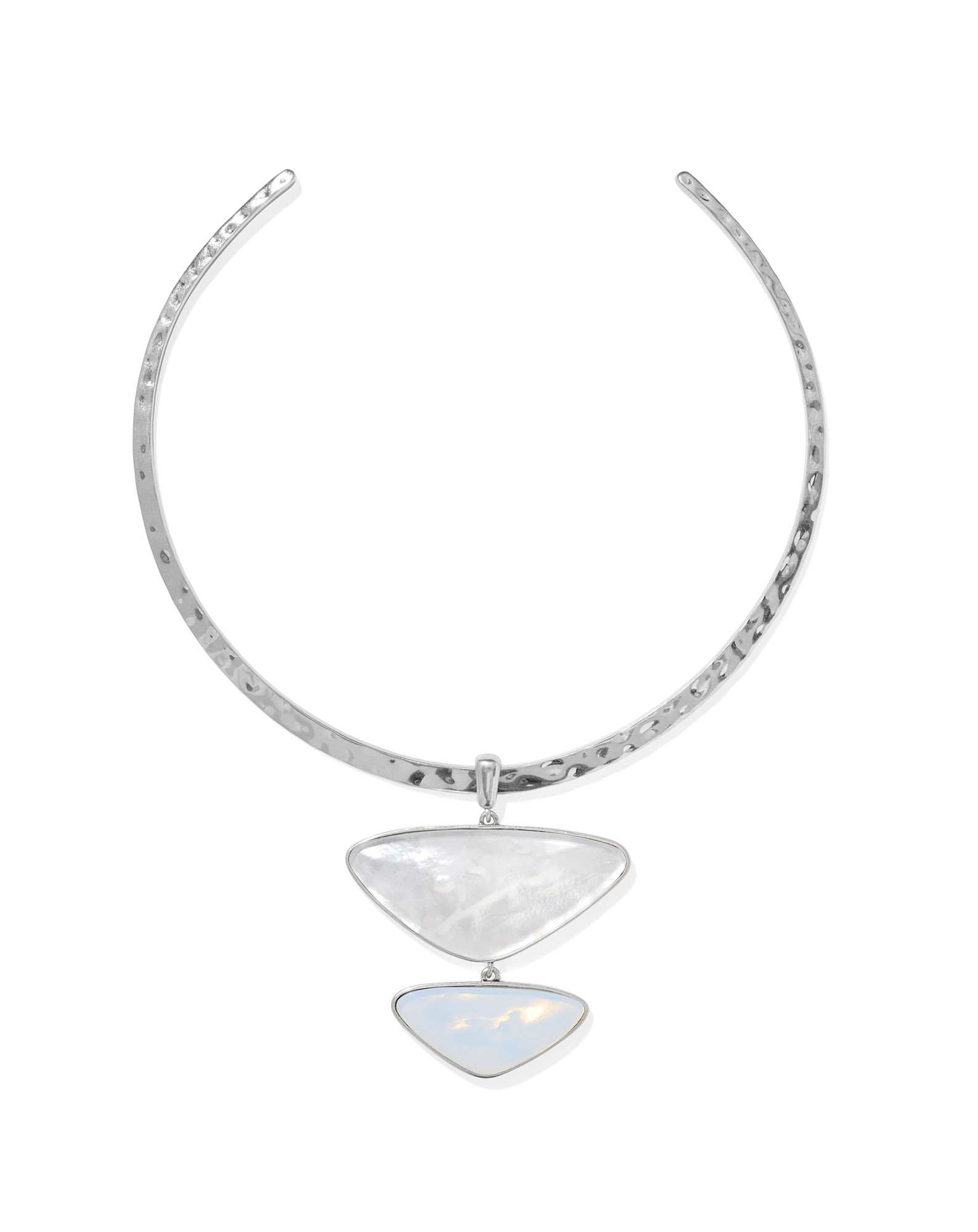 Margot Vintage Silver Statement Necklace