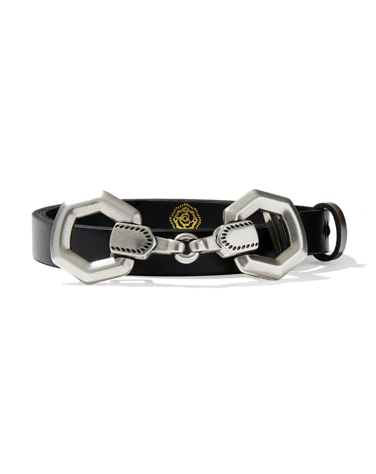 Beau Horse Bit Belt in Black