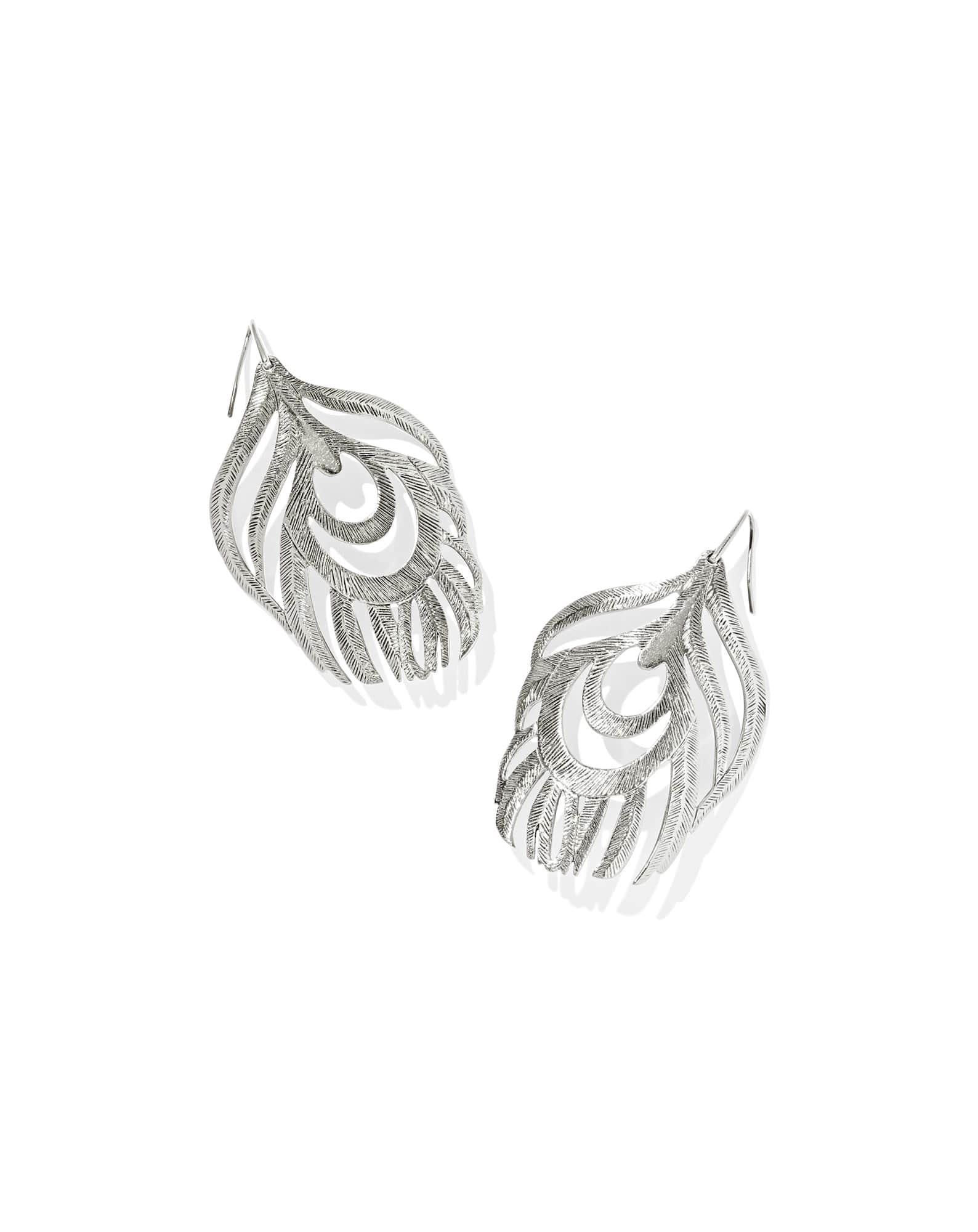 Karina Vintage Silver Statement Earrings