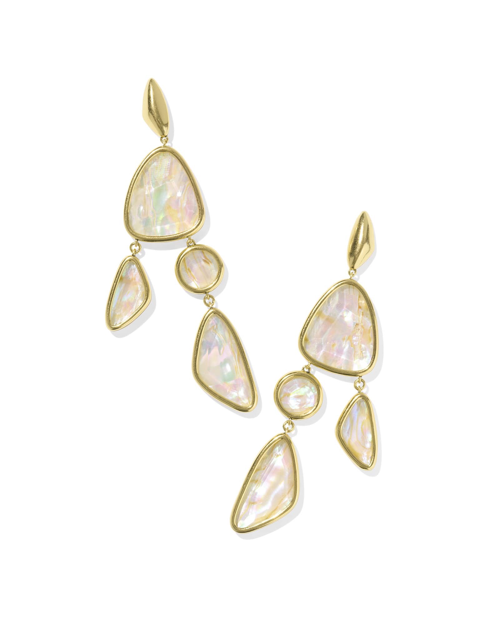 Margot Vintage Gold Statement Earrings