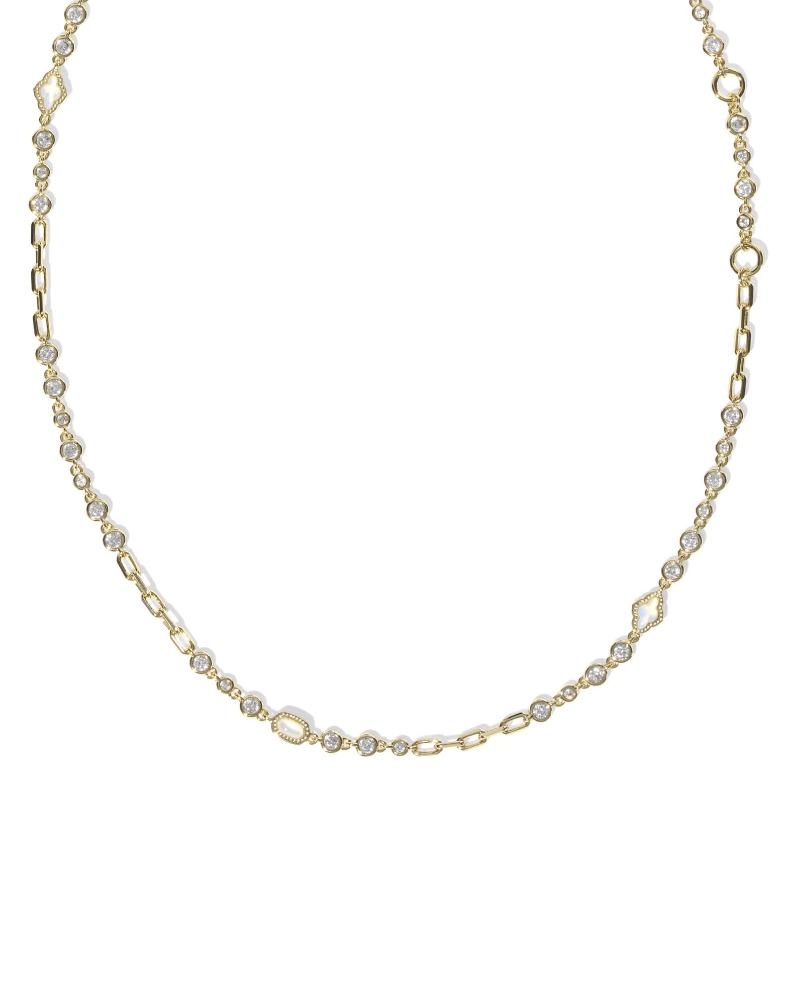 Mini Elisa and Abbie Gold Convertible Strand Necklace