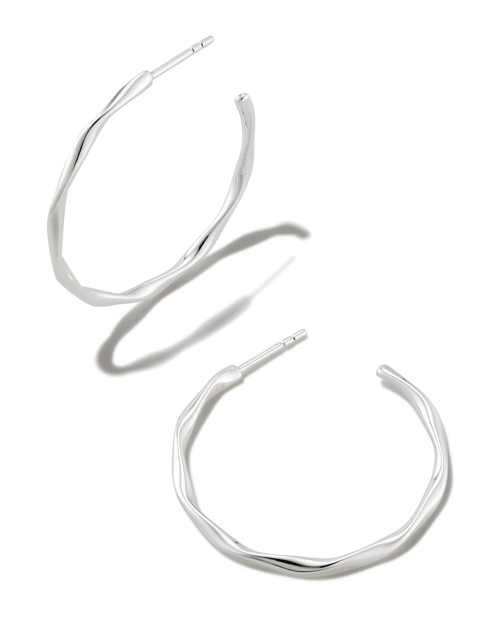 Aspen Hoop Earrings in Sterling Silver