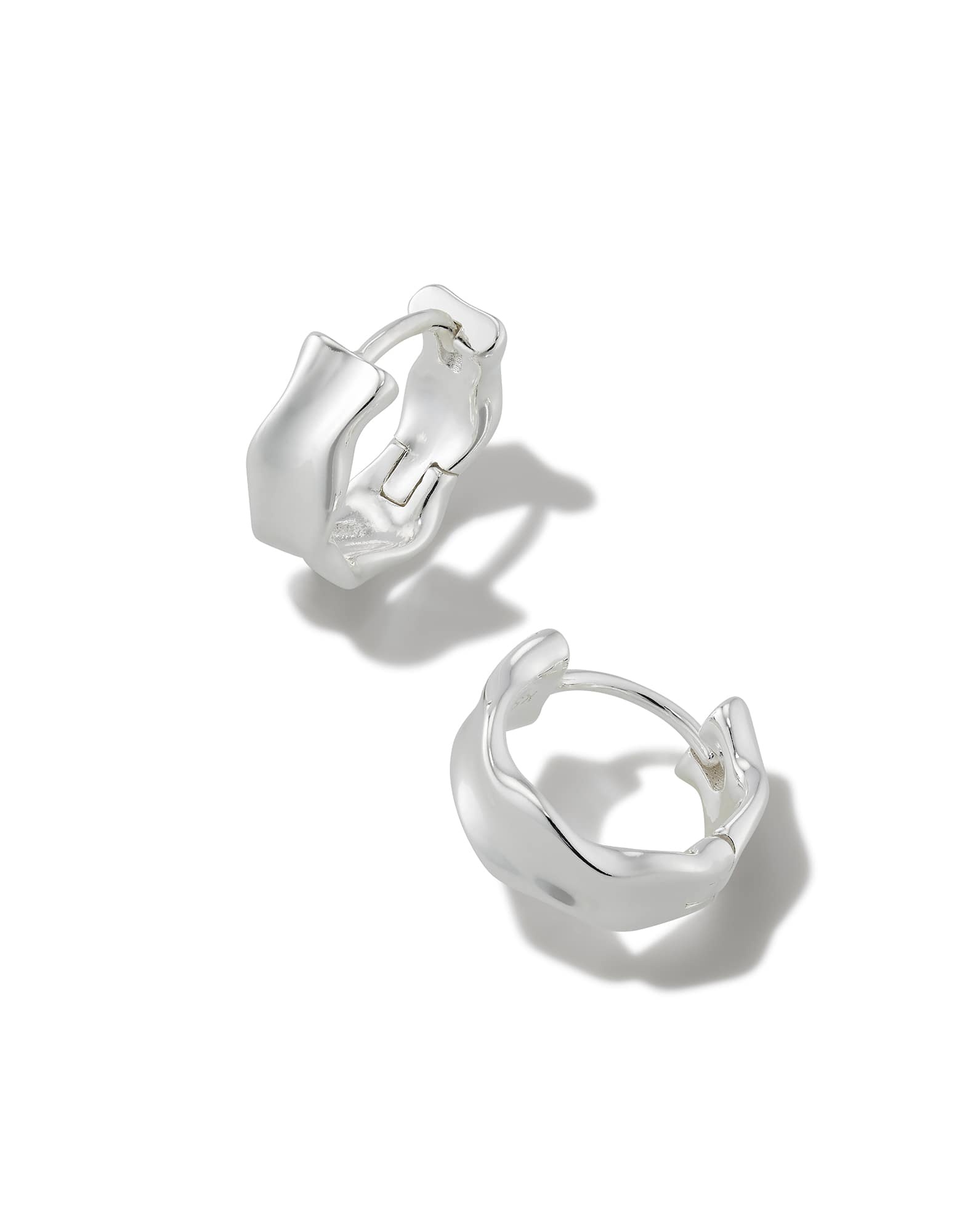 Aspen Huggie Earrings in Sterling Silver