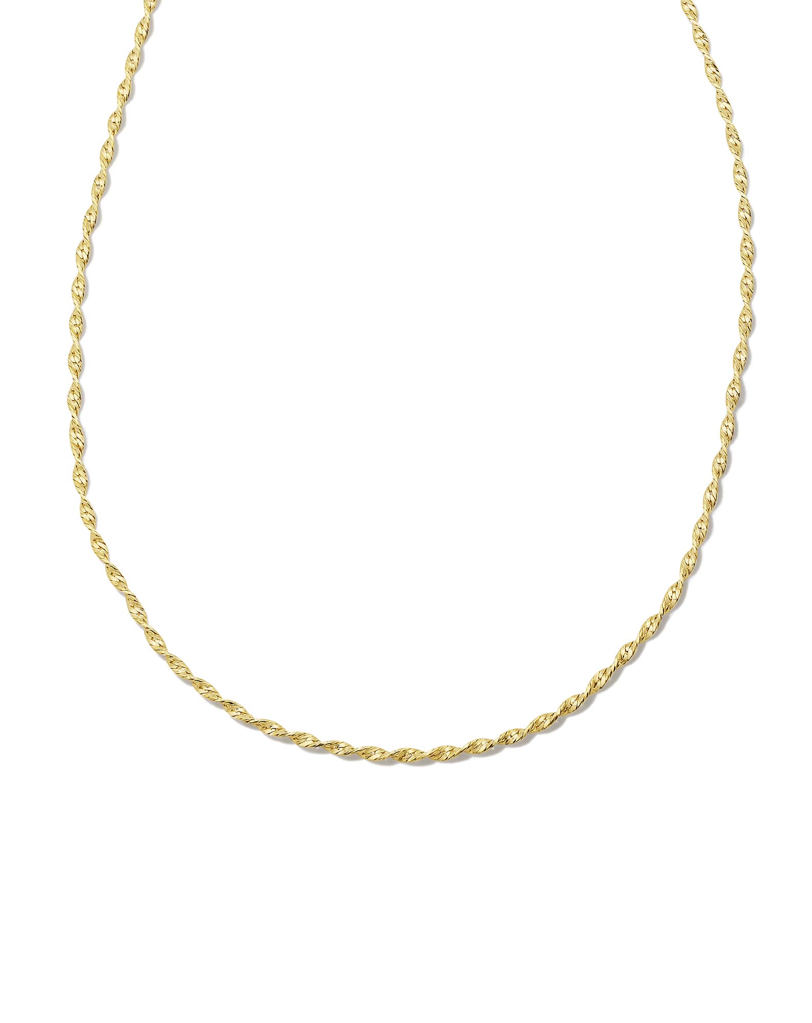 Twisted Victorian Chain Necklace in 18k Gold Vermeil