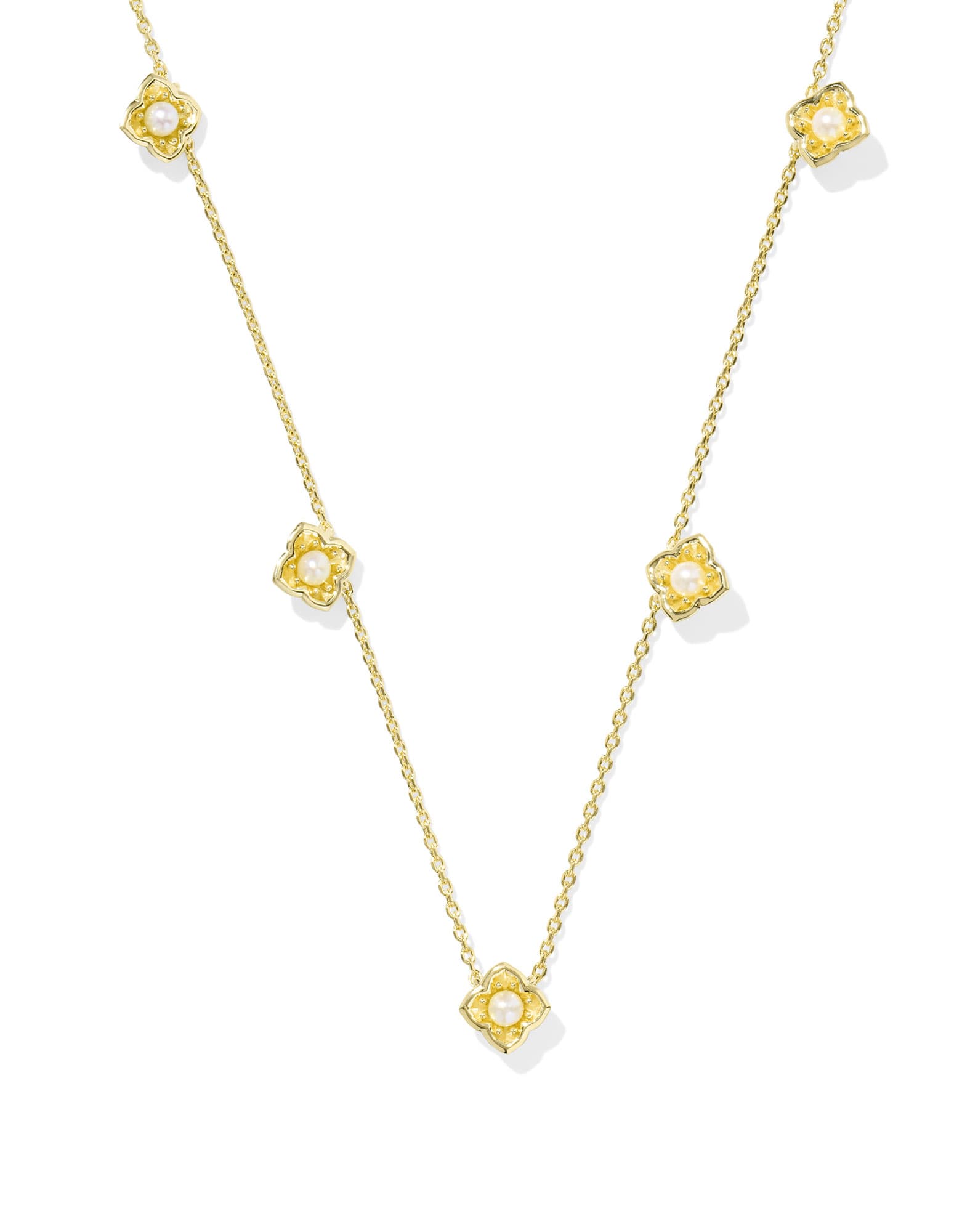 Dira 18k Gold Vermeil Pearl Strand Necklace
