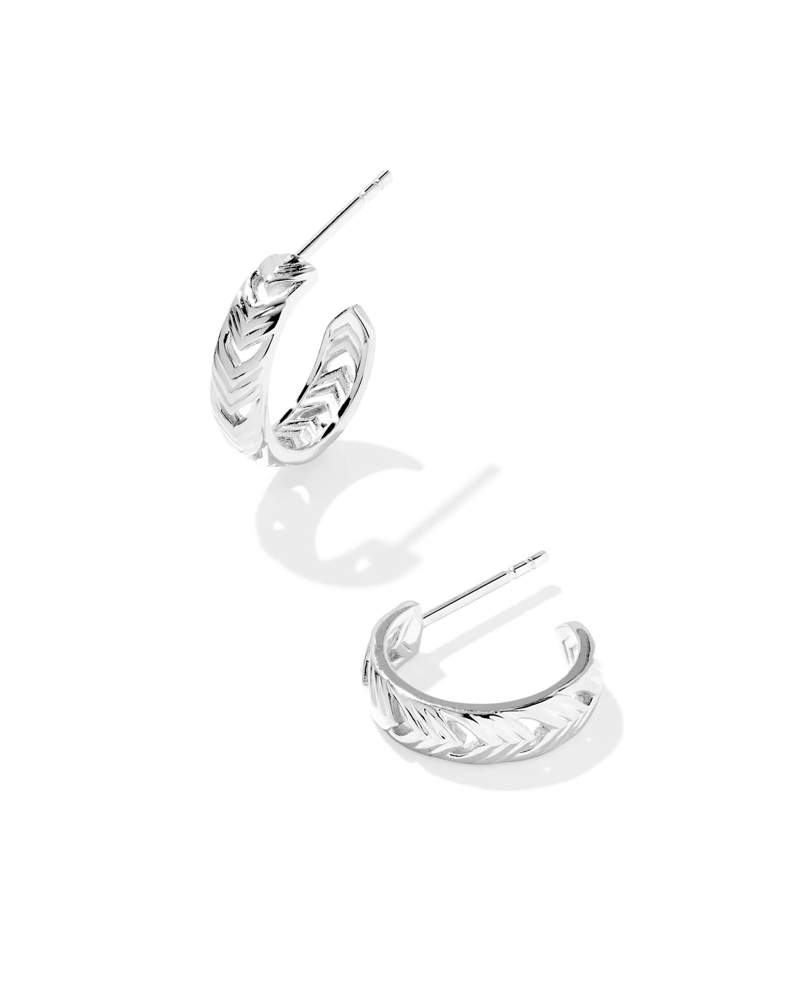 Miranda Sterling Silver Huggie Earrings