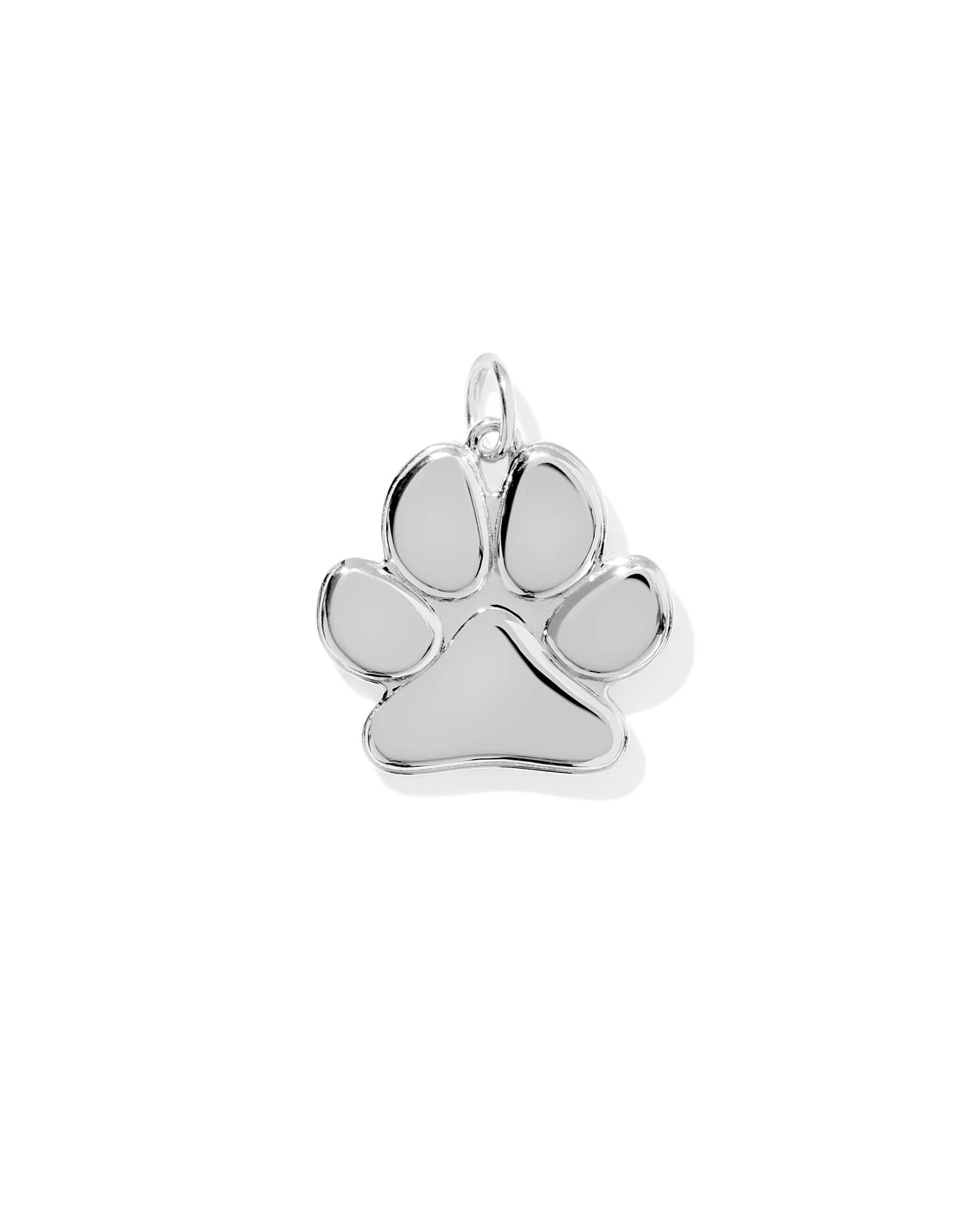 Paw Print Sterling Silver Charm