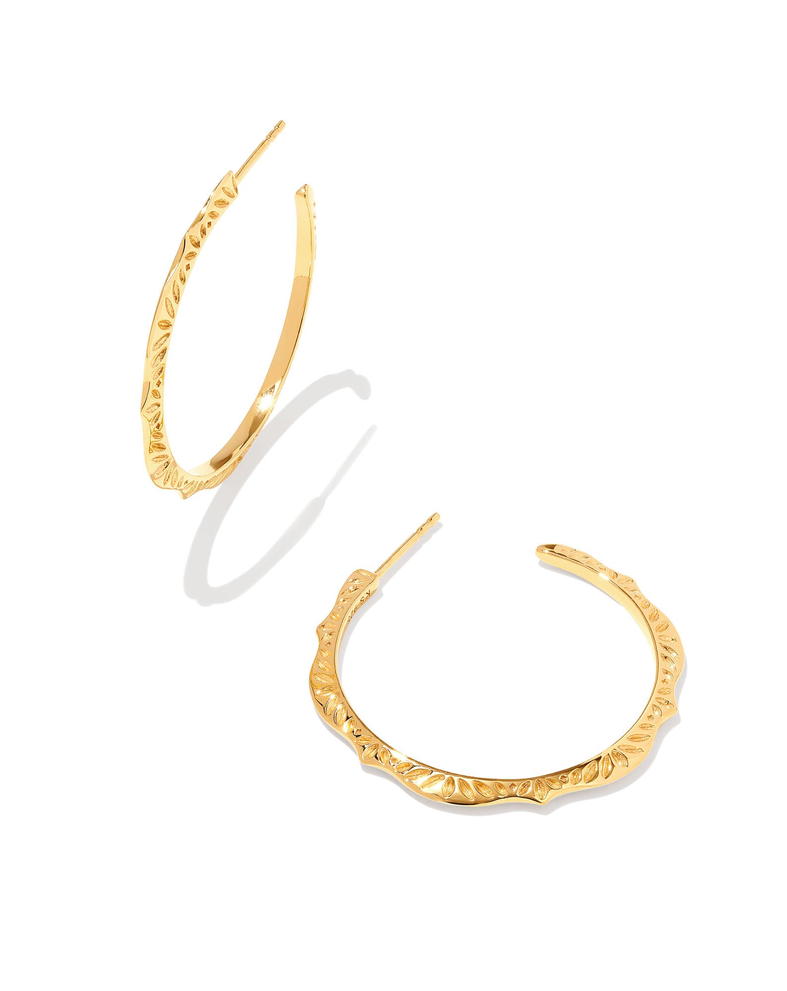 Sophee Hoop Earrings in 18k Gold Vermeil