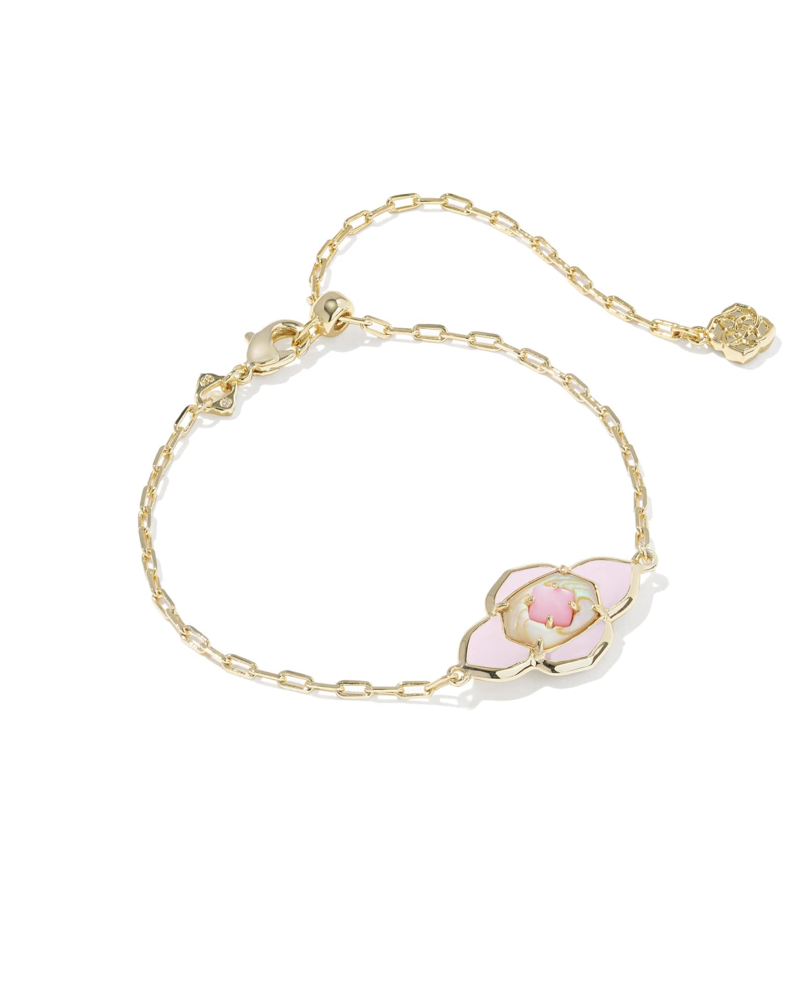 Abbie Medallion Gold Delicate Chain Bracelet