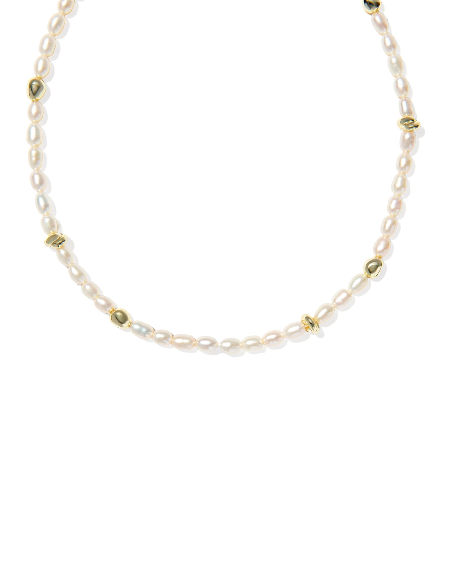 Gabriella Gold Pearl Strand Necklace