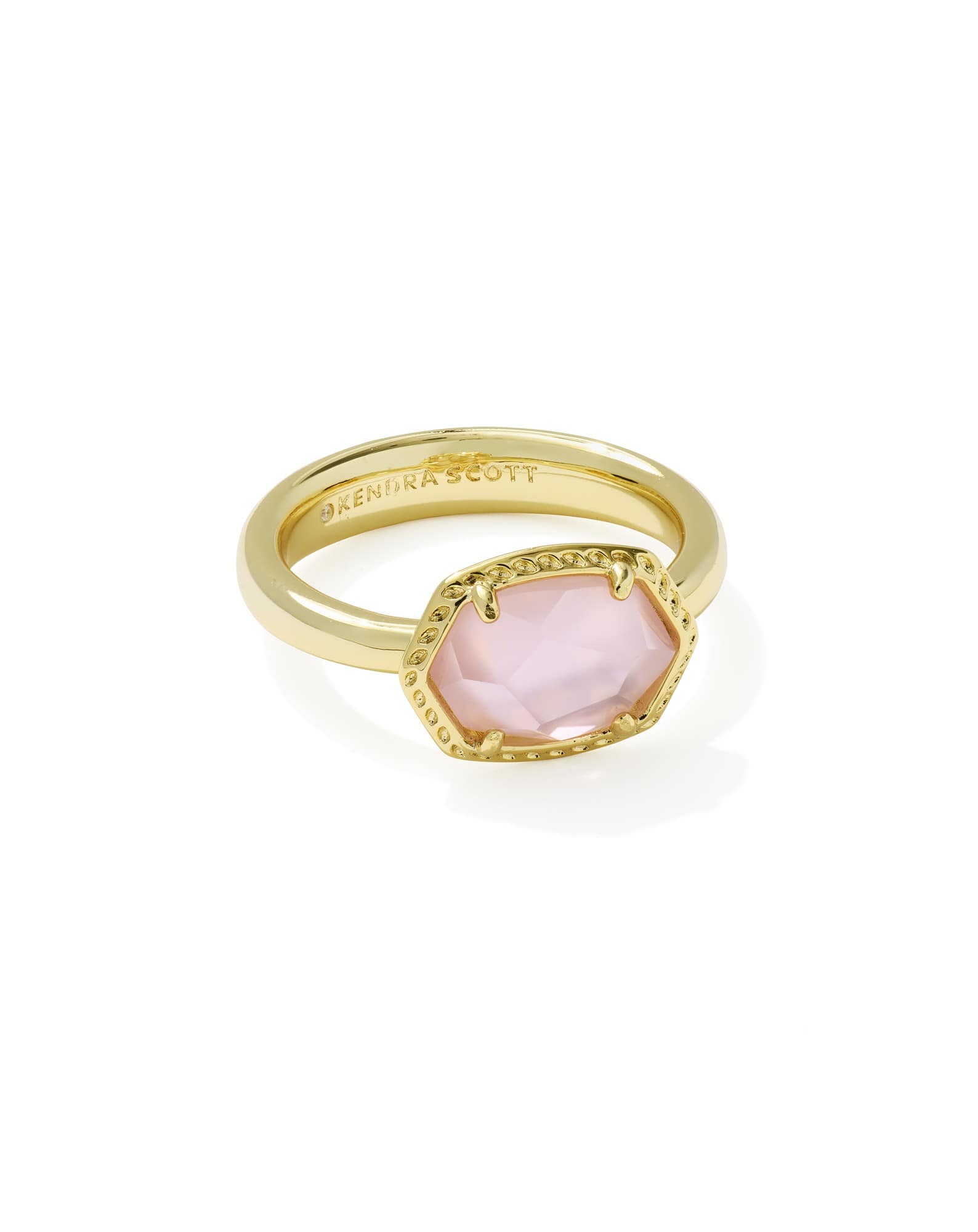 Daphne Gold Frame Band Ring