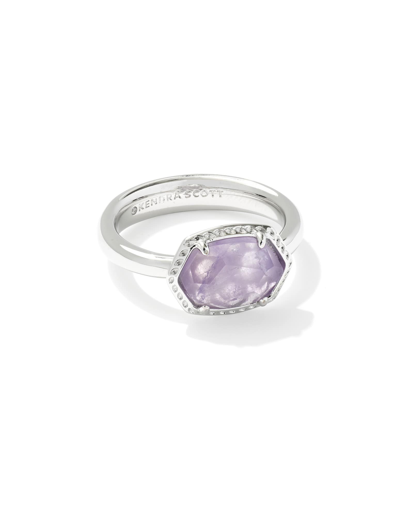 Daphne Silver Frame Band Ring