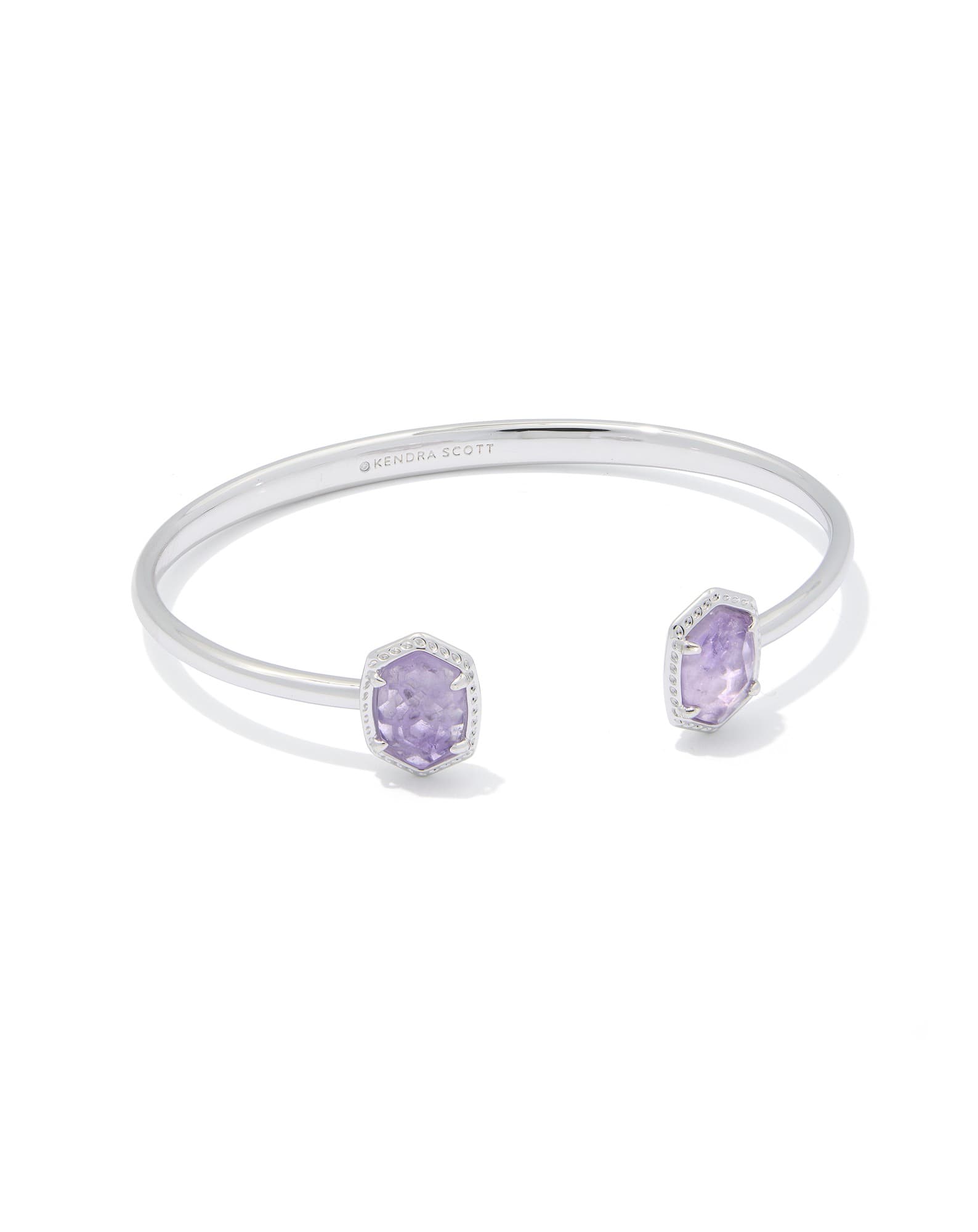 Daphne Silver Frame Cuff Bracelet