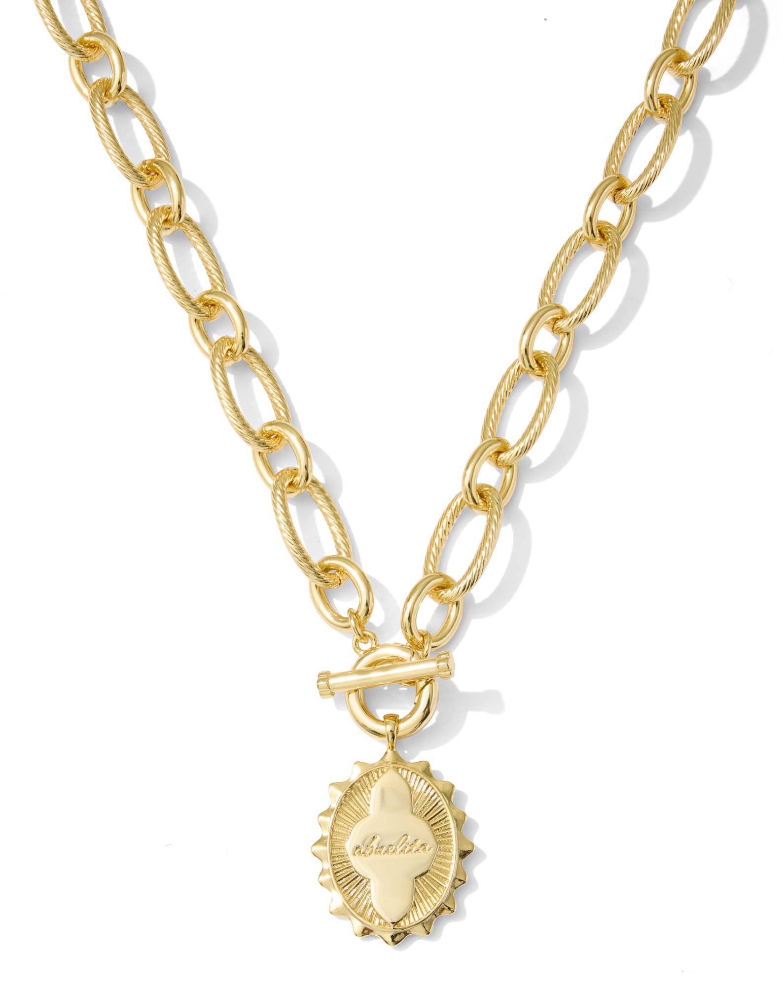Abuelita Gold Link and Chain Necklace