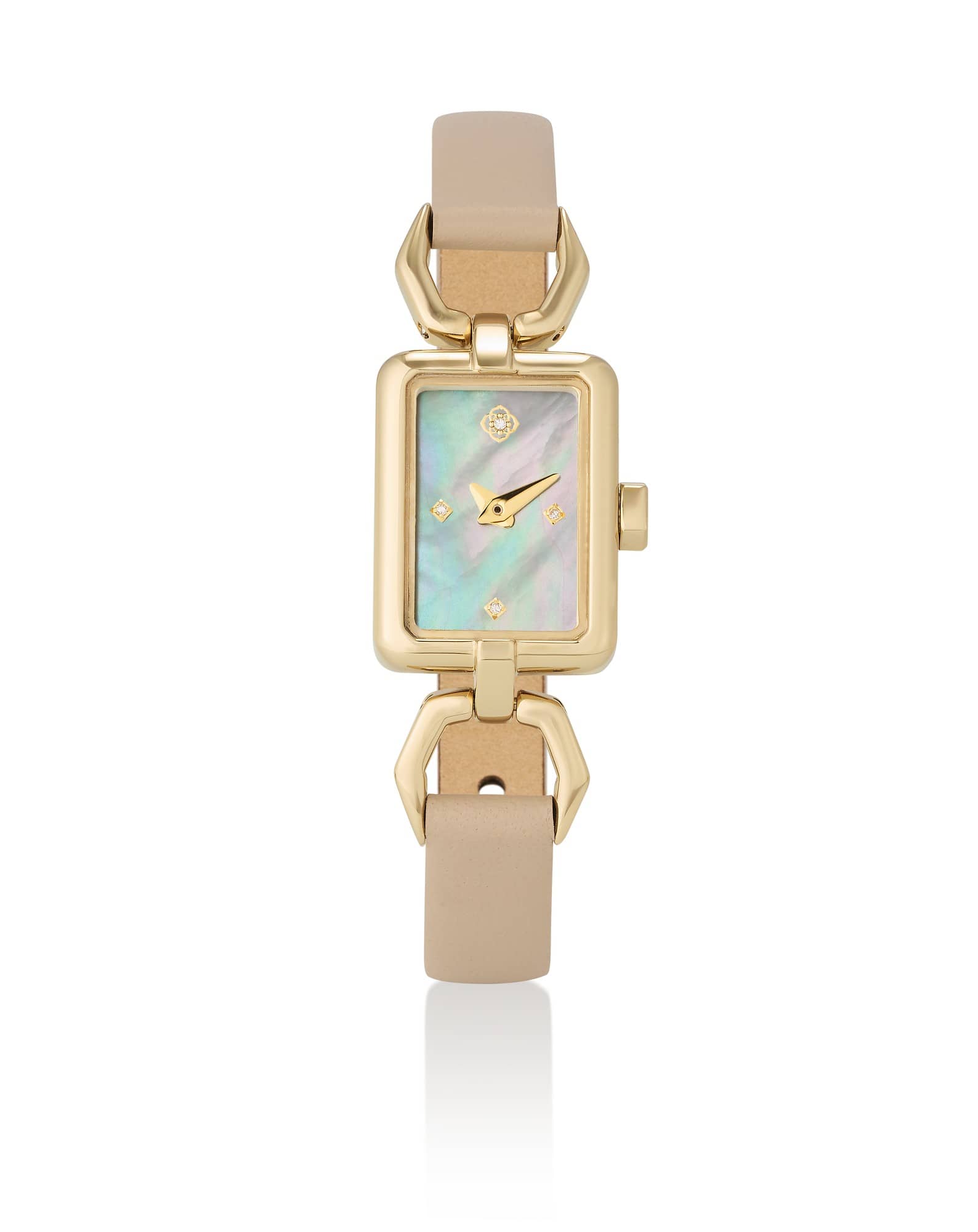 Adela Gold Leather Watch