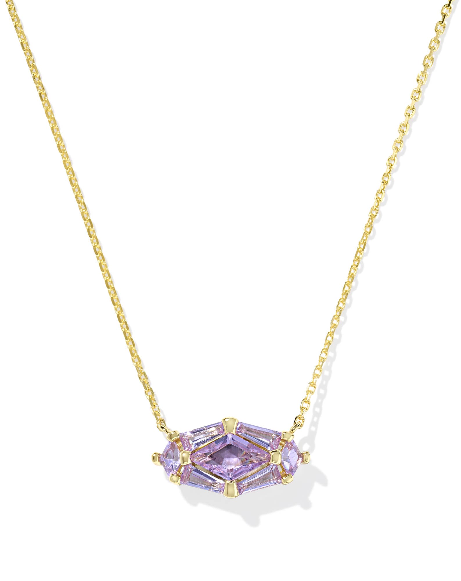 Lindy Rae Elisa Gold Short Pendant Necklace