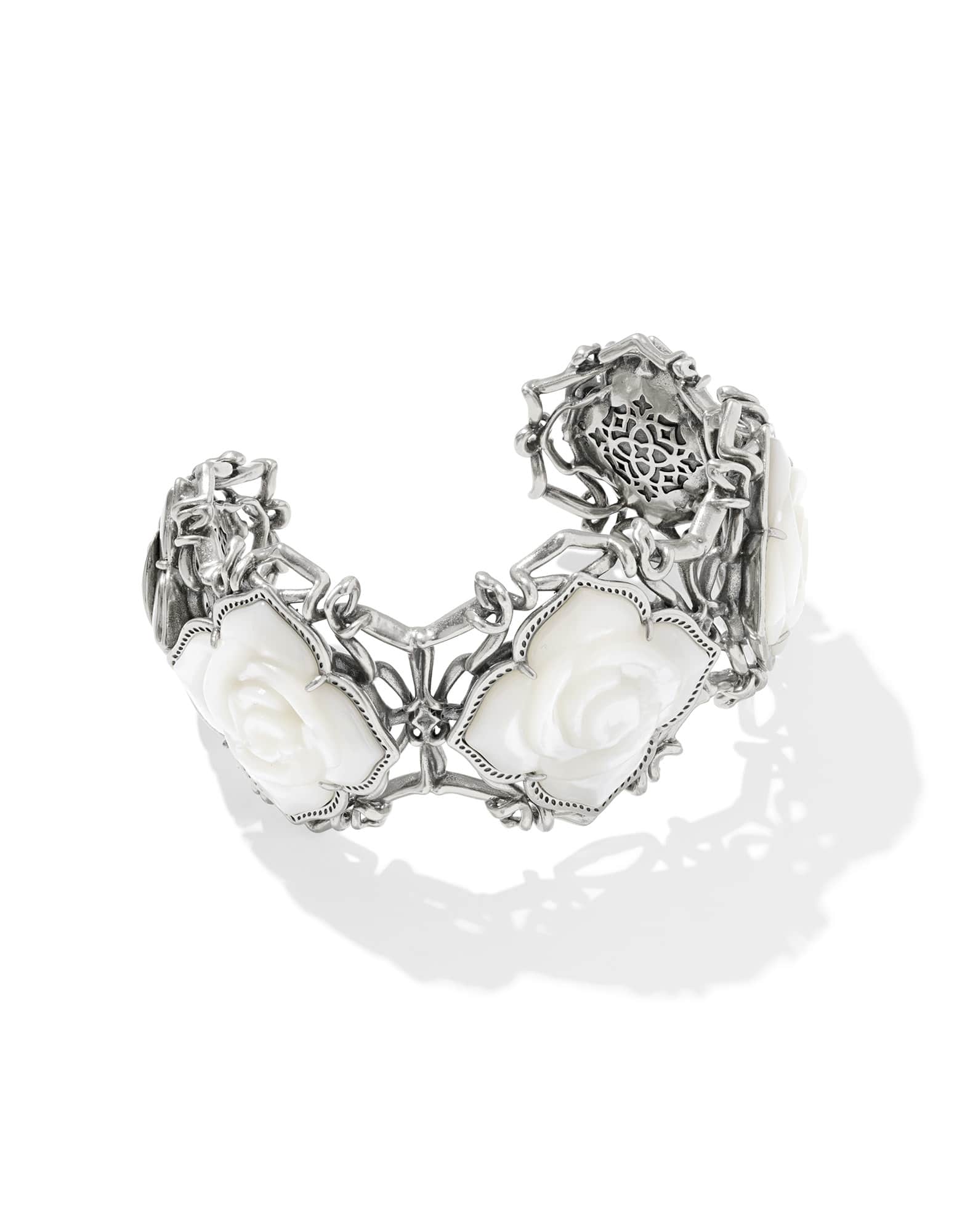 Mallory Rose Vintage Silver Statement Cuff Bracelet