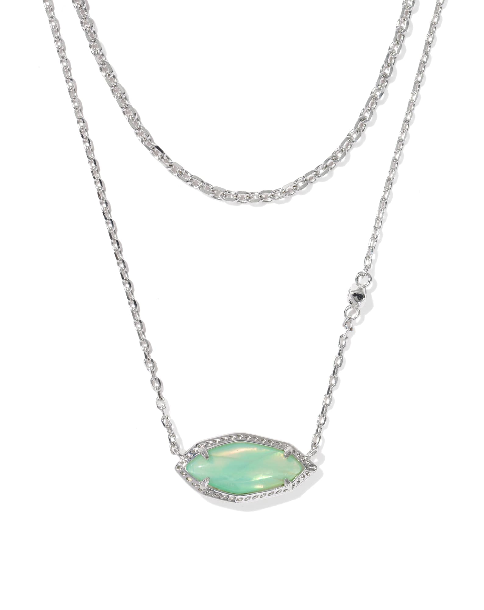 Ophelia Multi Silver Strand Necklace