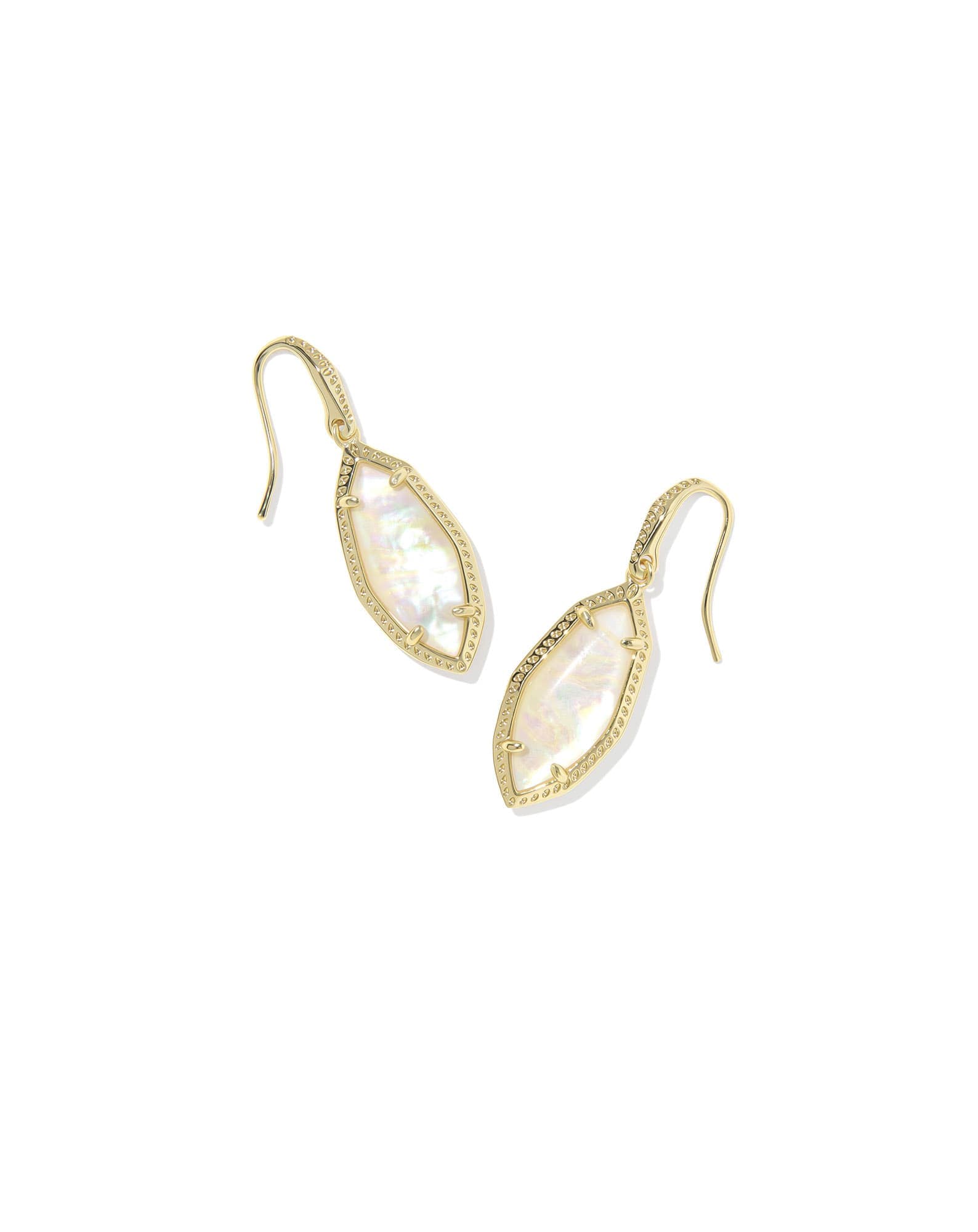 Ophelia Gold Small Drop Earrings