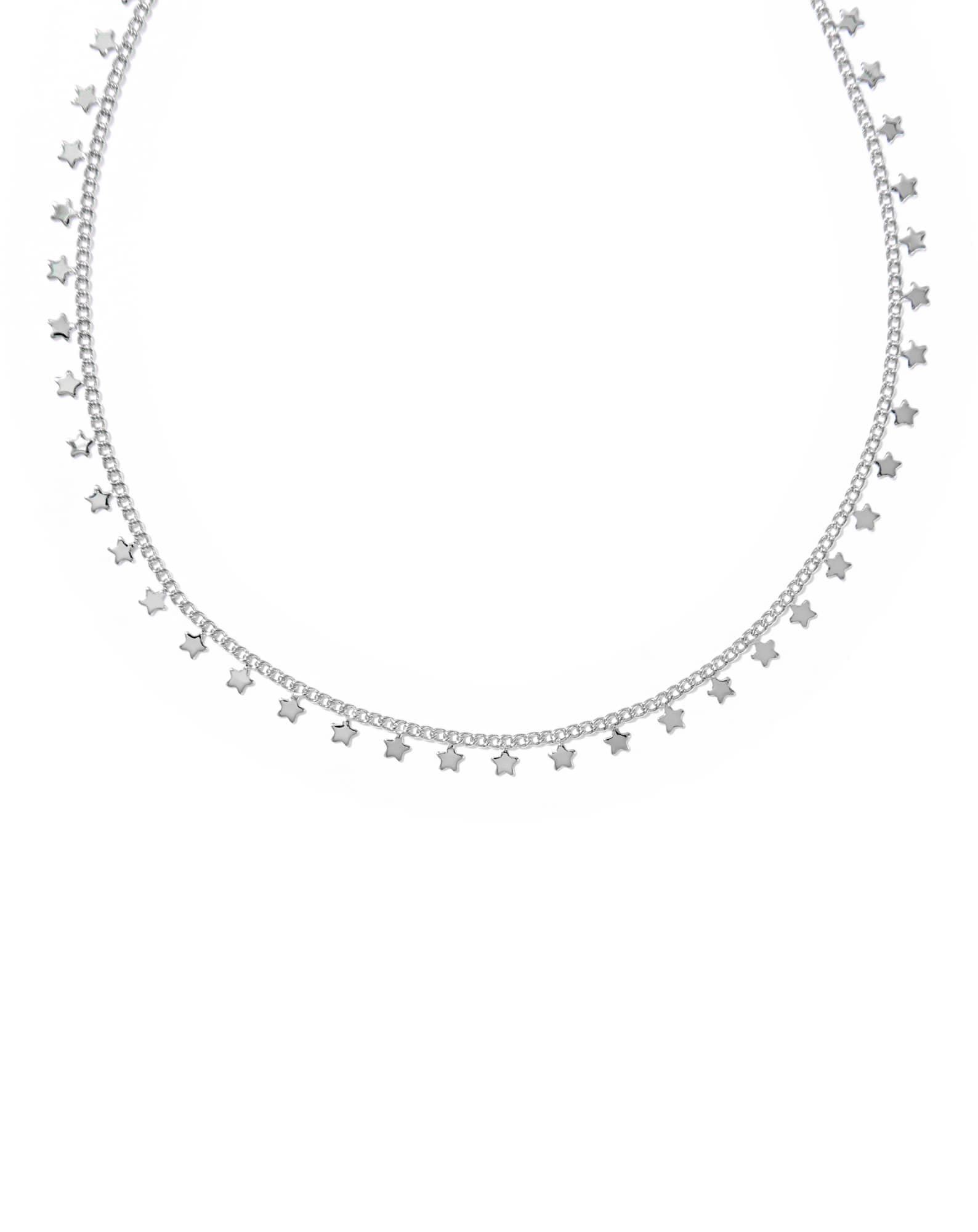 Parker Star Silver Strand Necklace