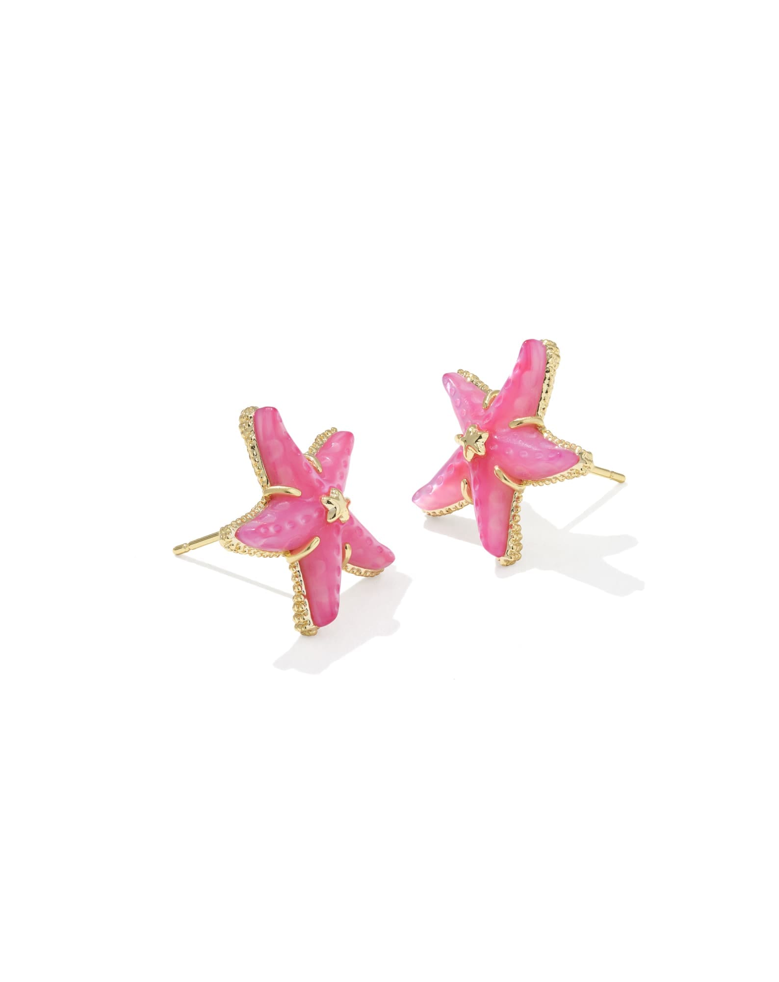 Parker Starfish Gold Stud Earrings