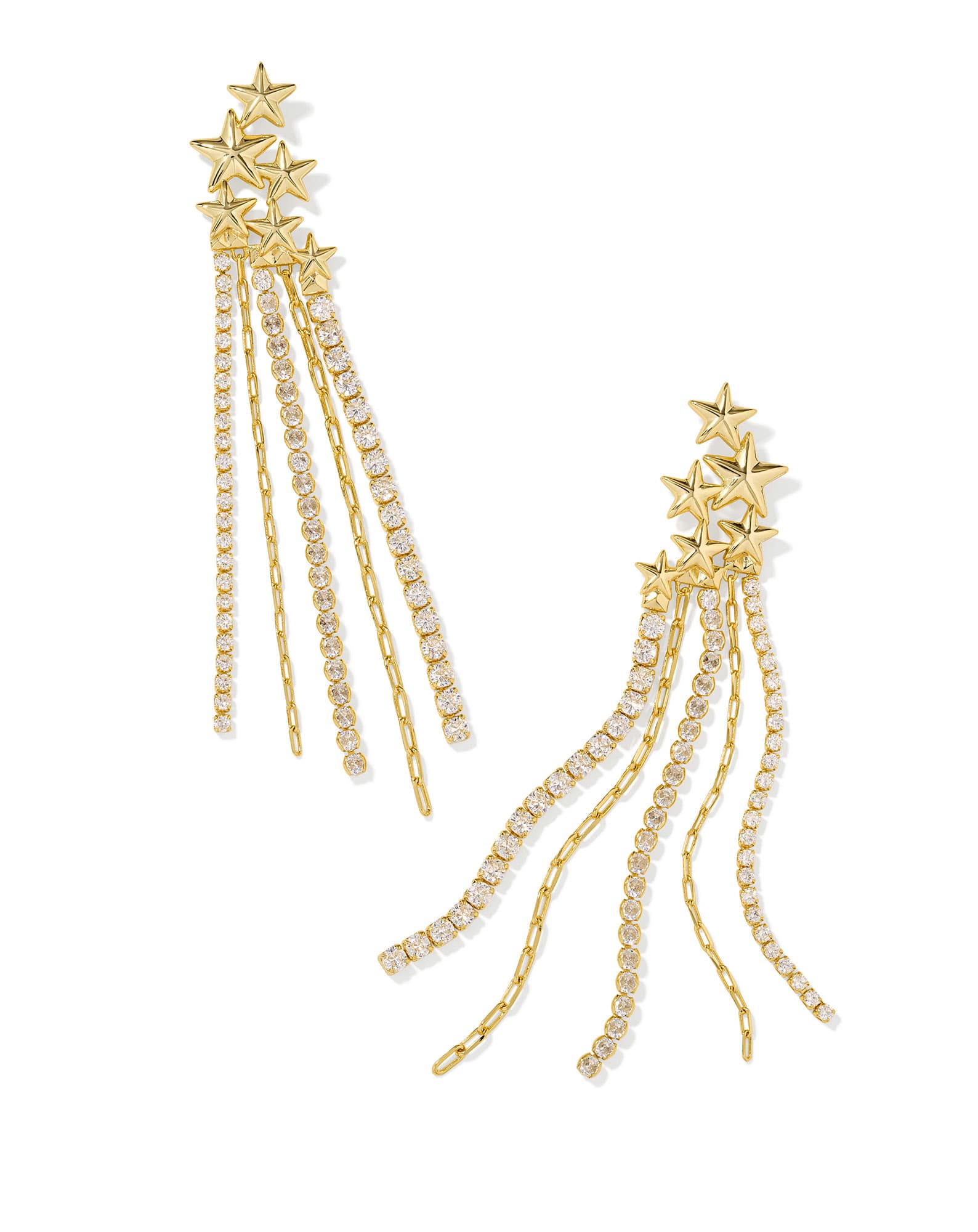 Cassidy Gold Statement Earrings