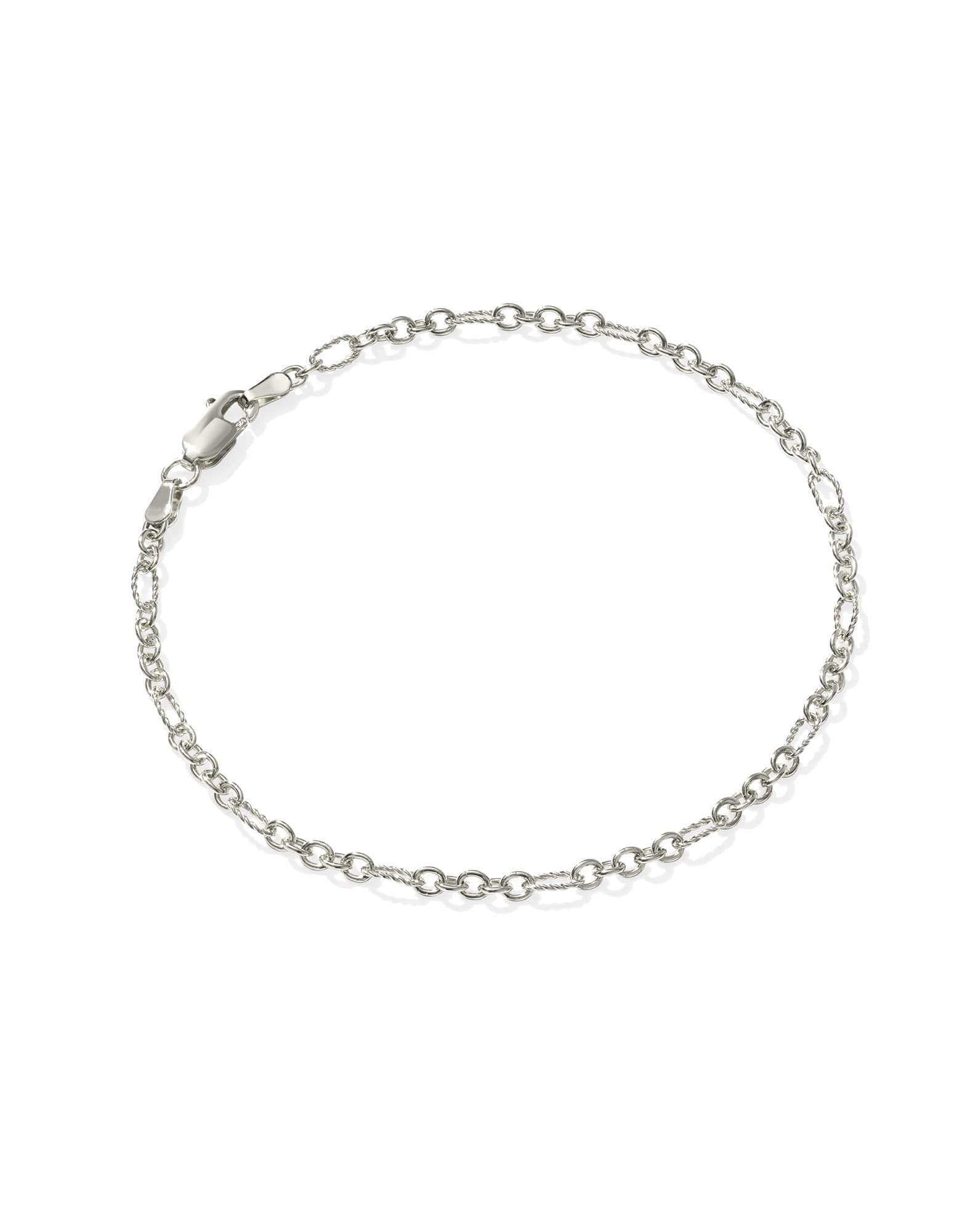 Colin Oxidized Sterling Silver Chain Bracelet