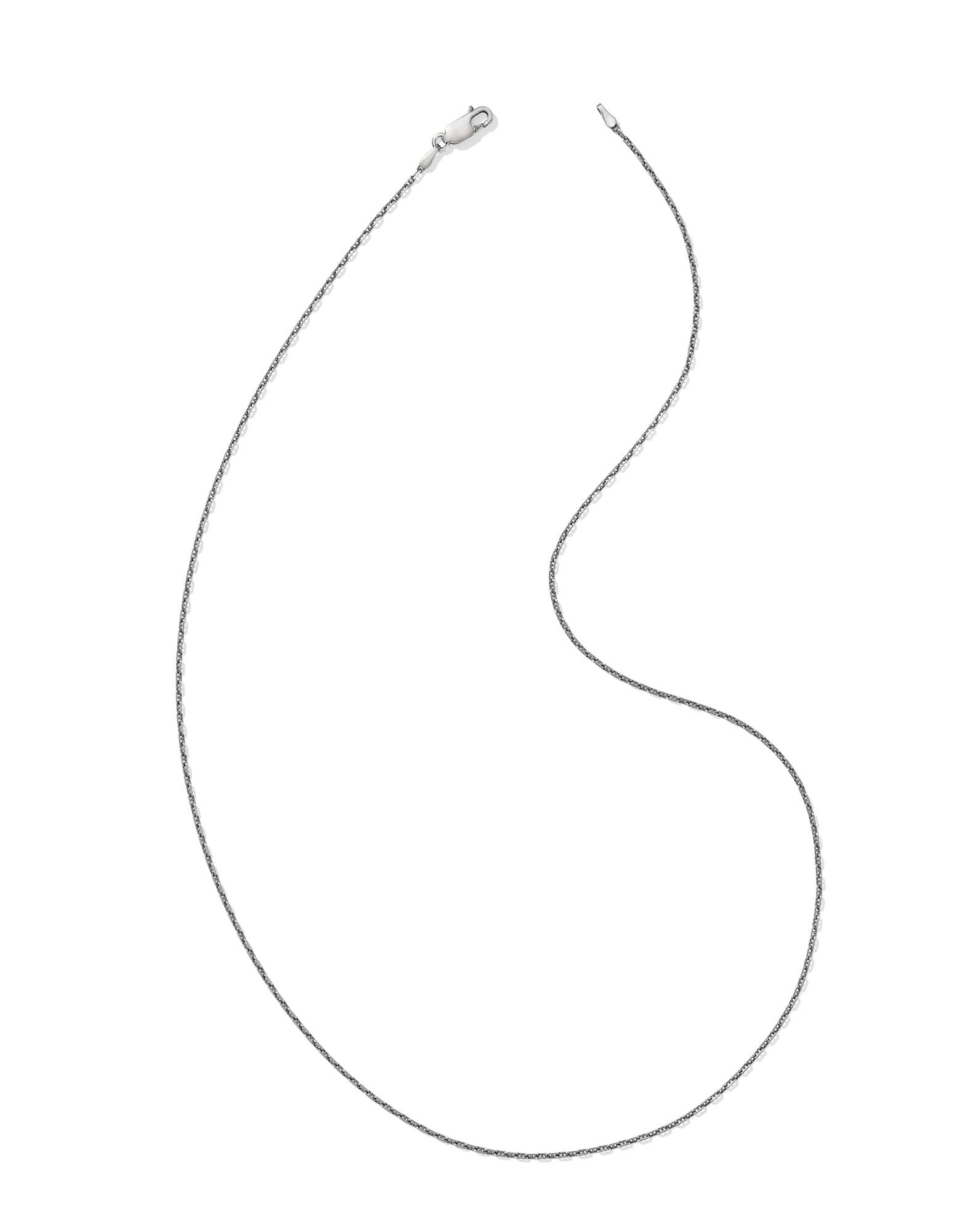 Ramsey Oxidized Sterling Silver Chain Necklace