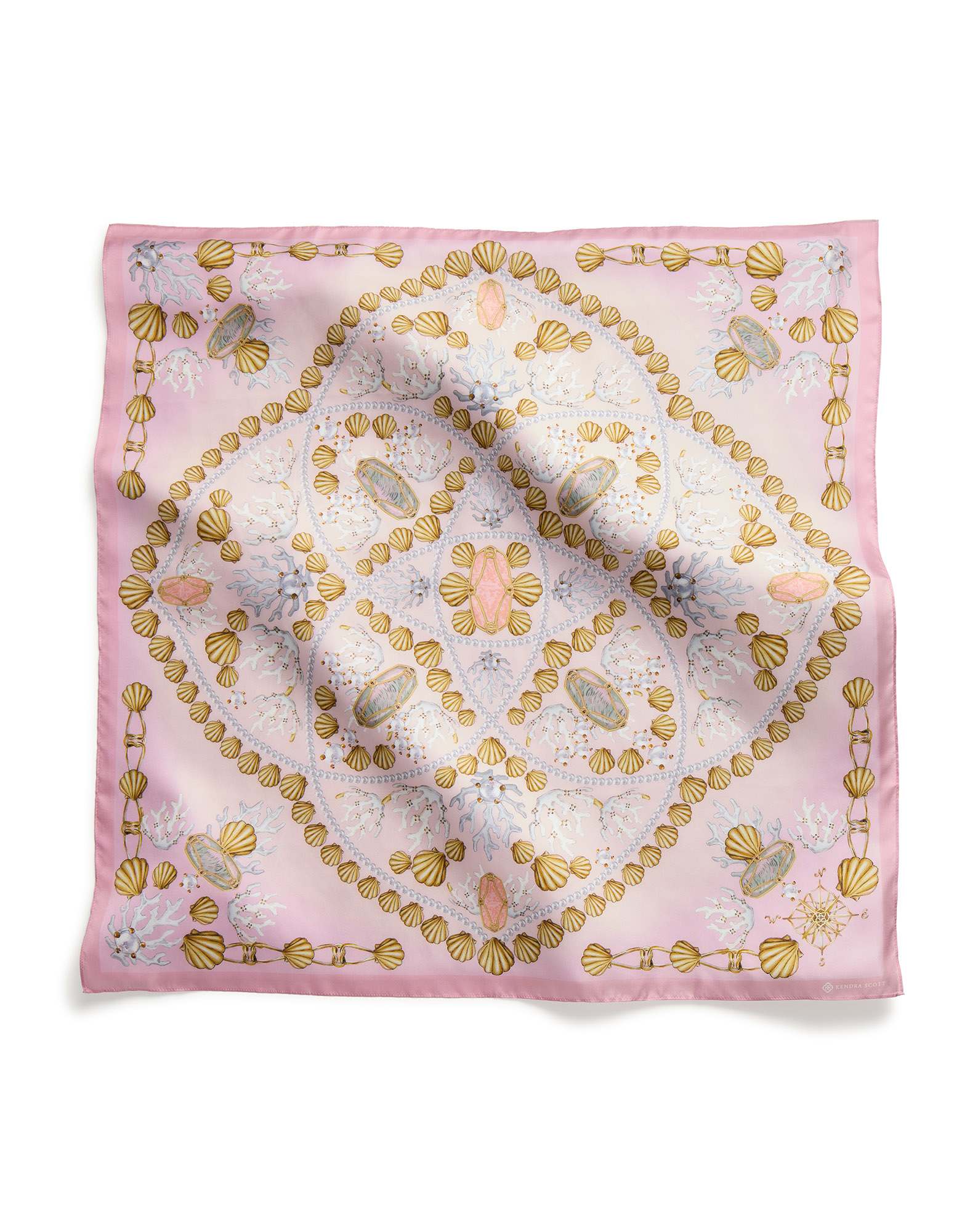 Shea Silk Square in Pink