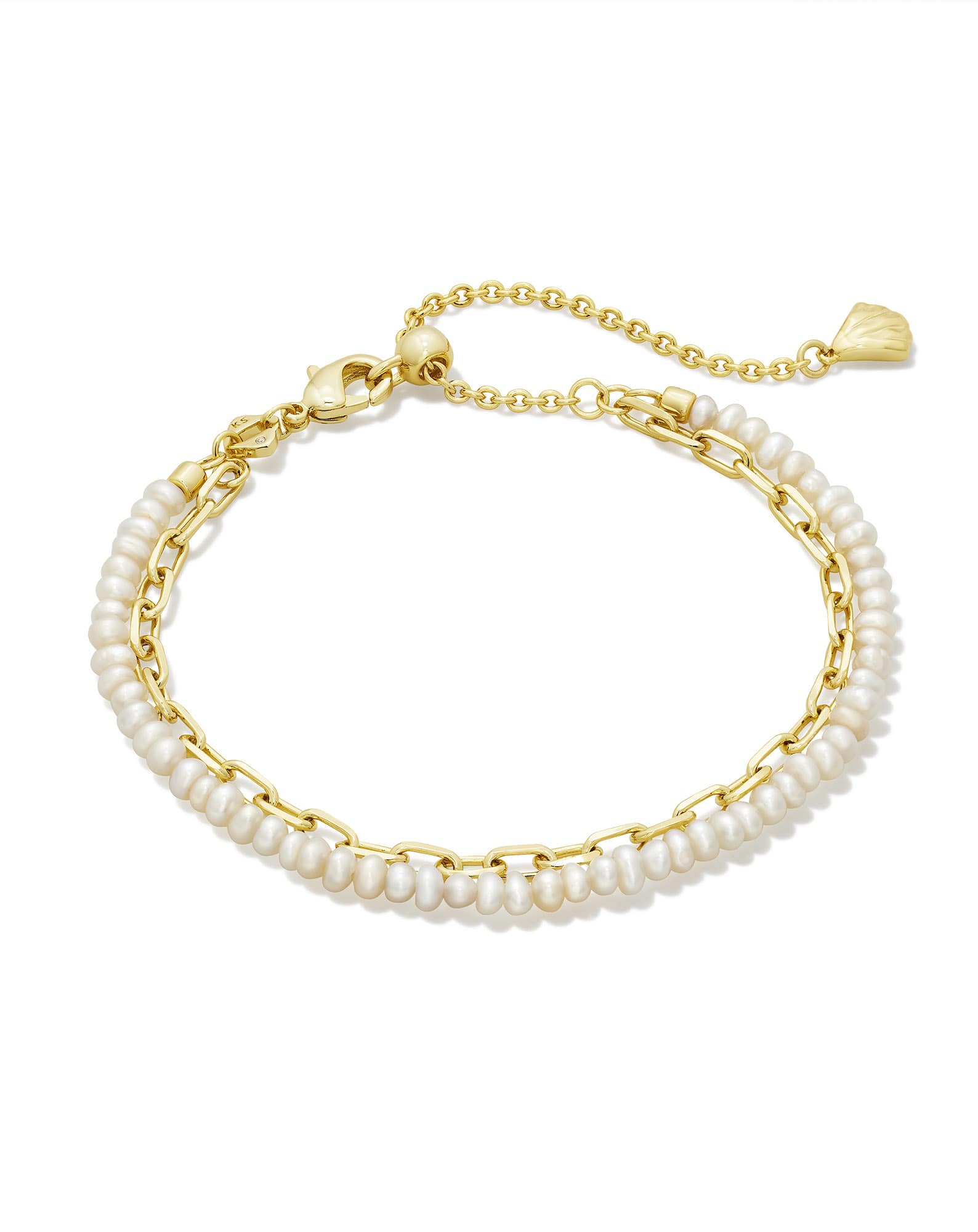 Lolo Gold Multi Strand Bracelet in Freshwater Cultured Pearl