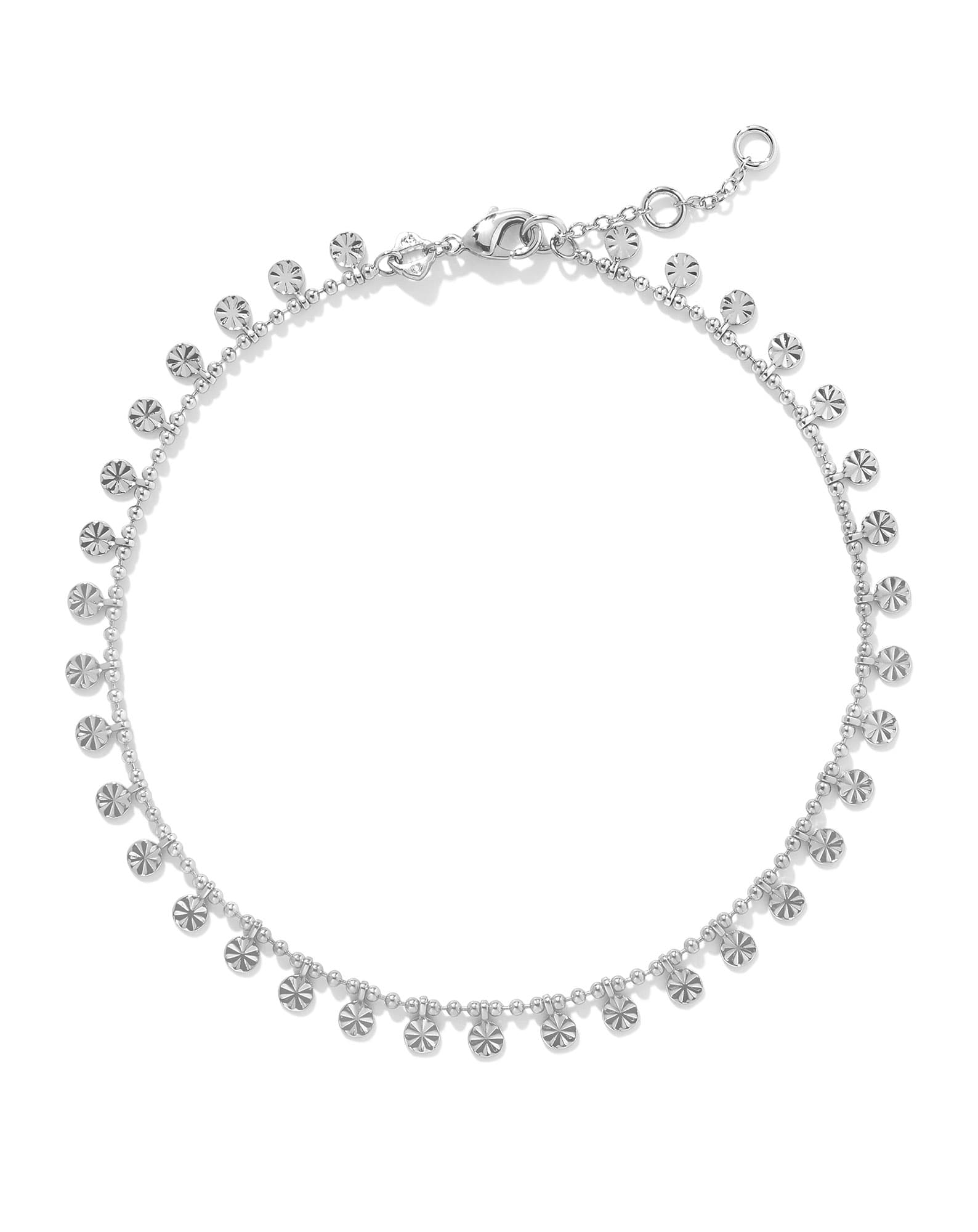 Ivy Anklet in Silver