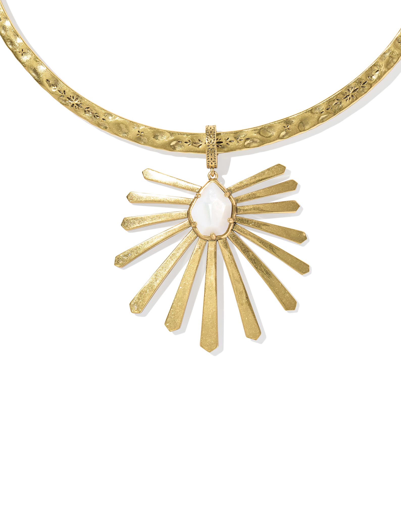 Starla Vintage Gold Collar Necklace
