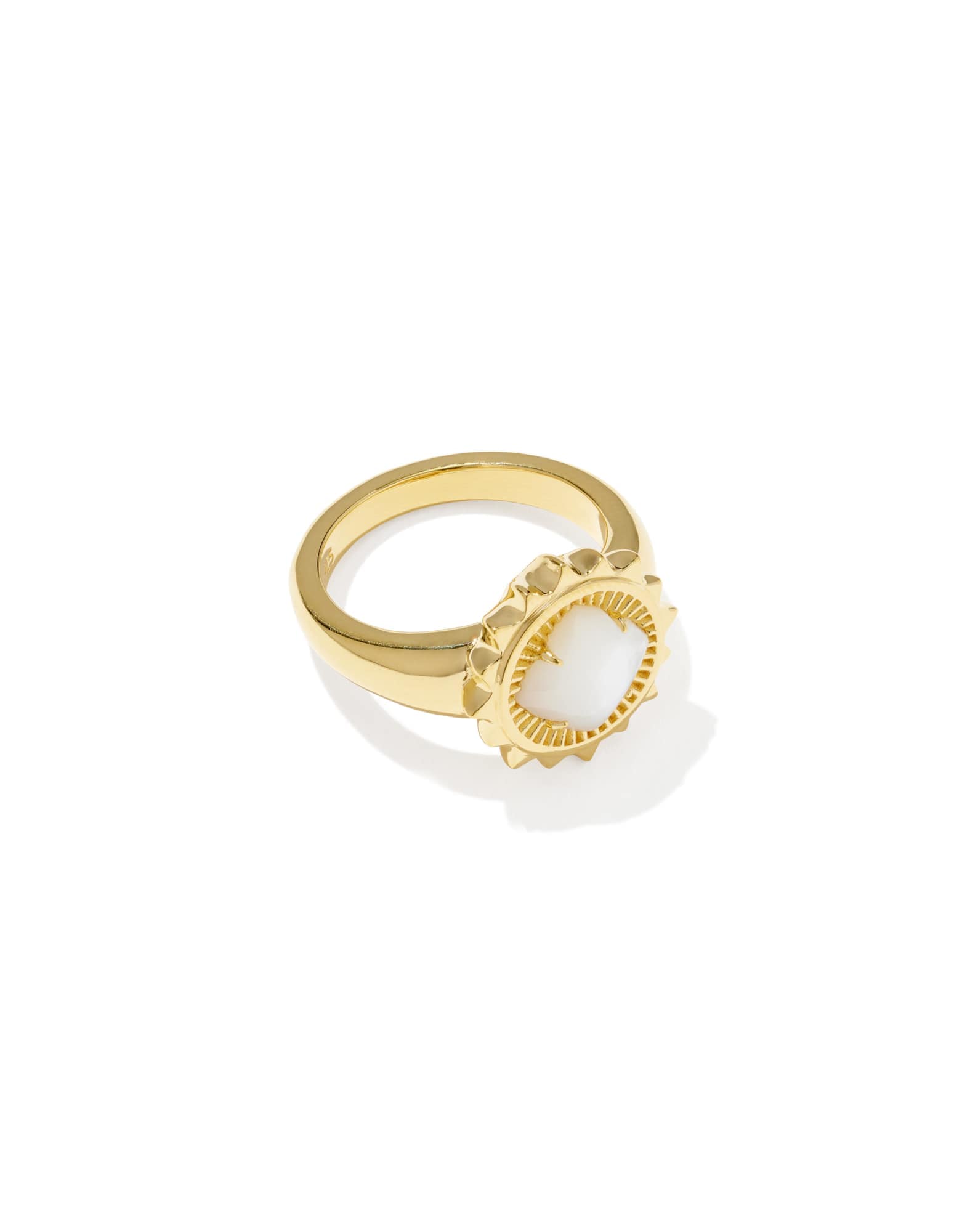 Dira Sun 18k Gold Vermeil Stone Ring