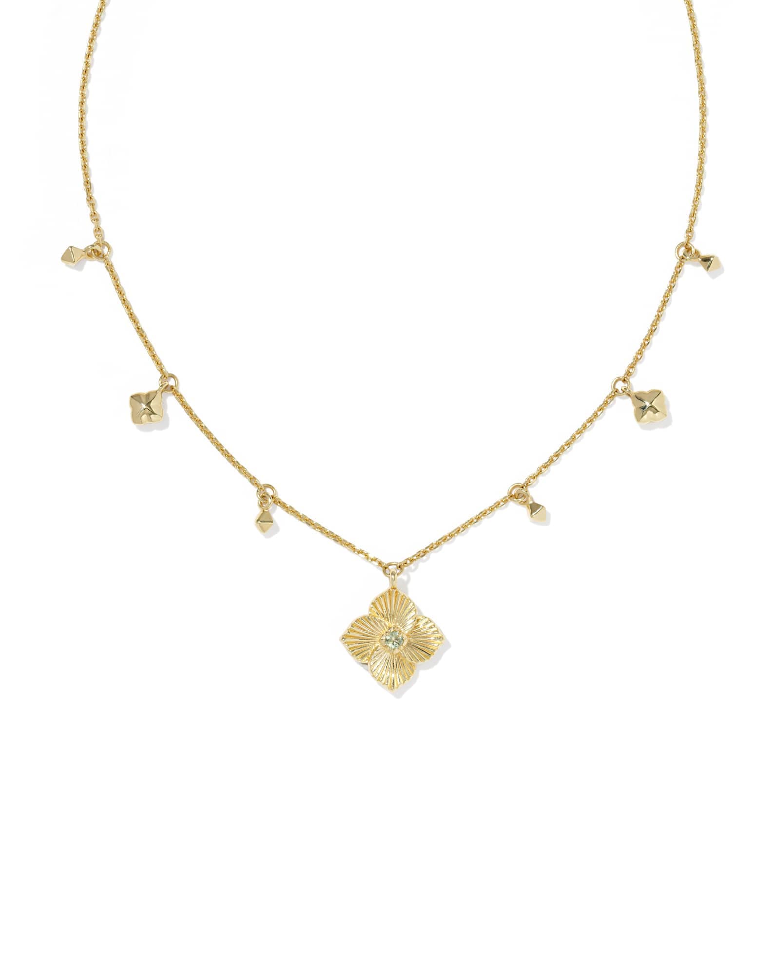 Dira Sunray 18k Gold Vermeil Short Pendant Necklace