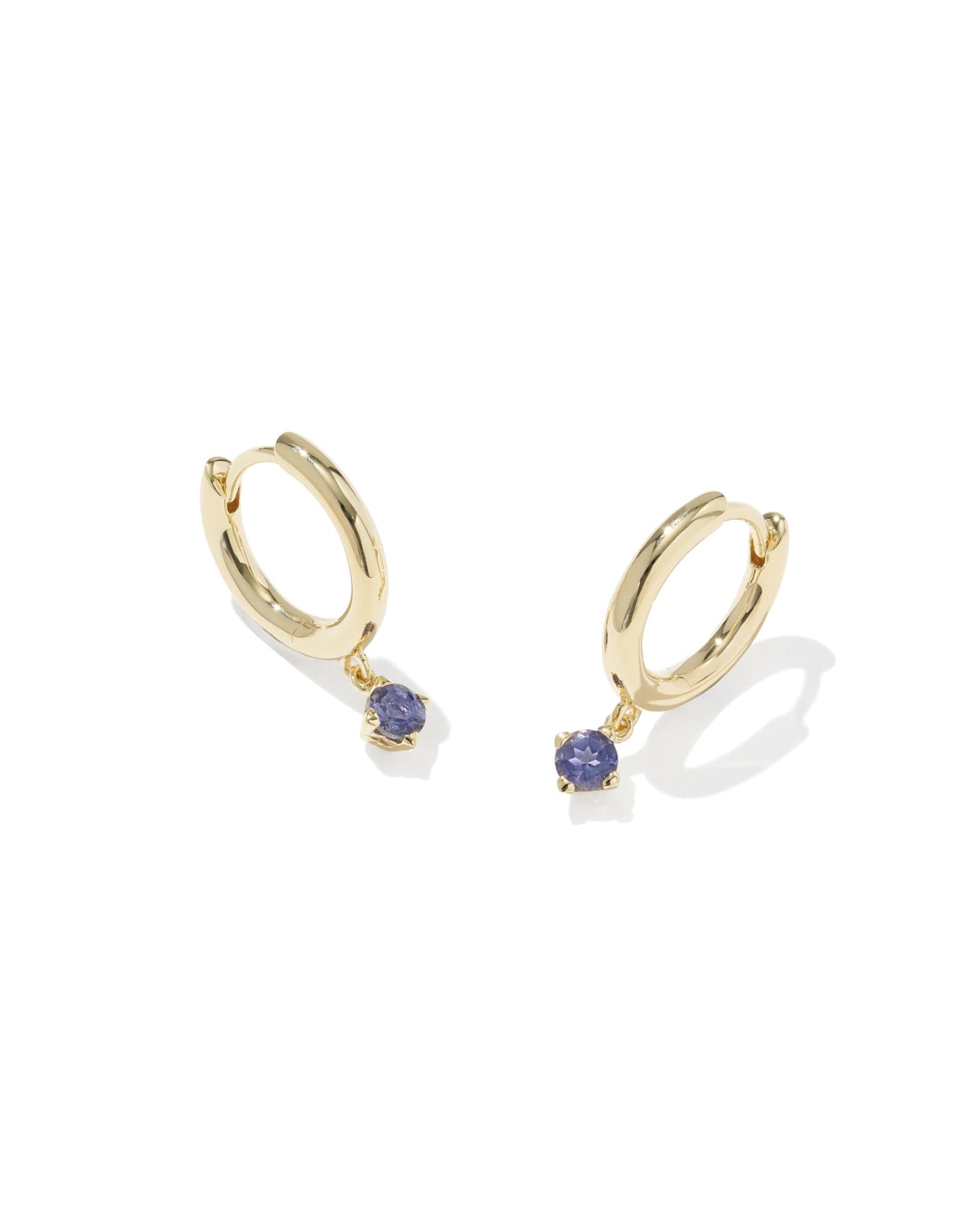 Maisie 18k Gold Vermeil September Huggie Earrings