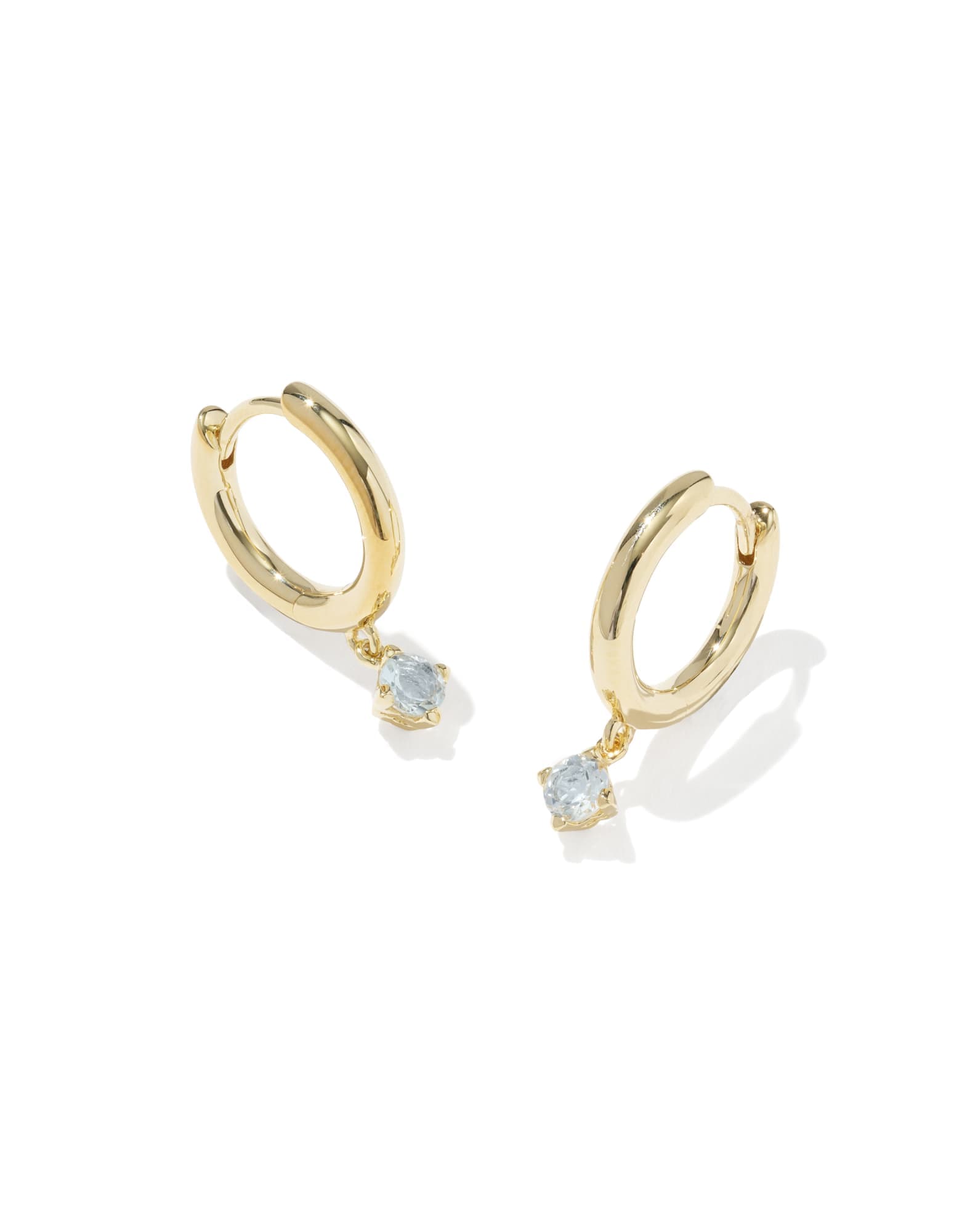 Maisie 18k Gold Vermeil March Huggie Earrings