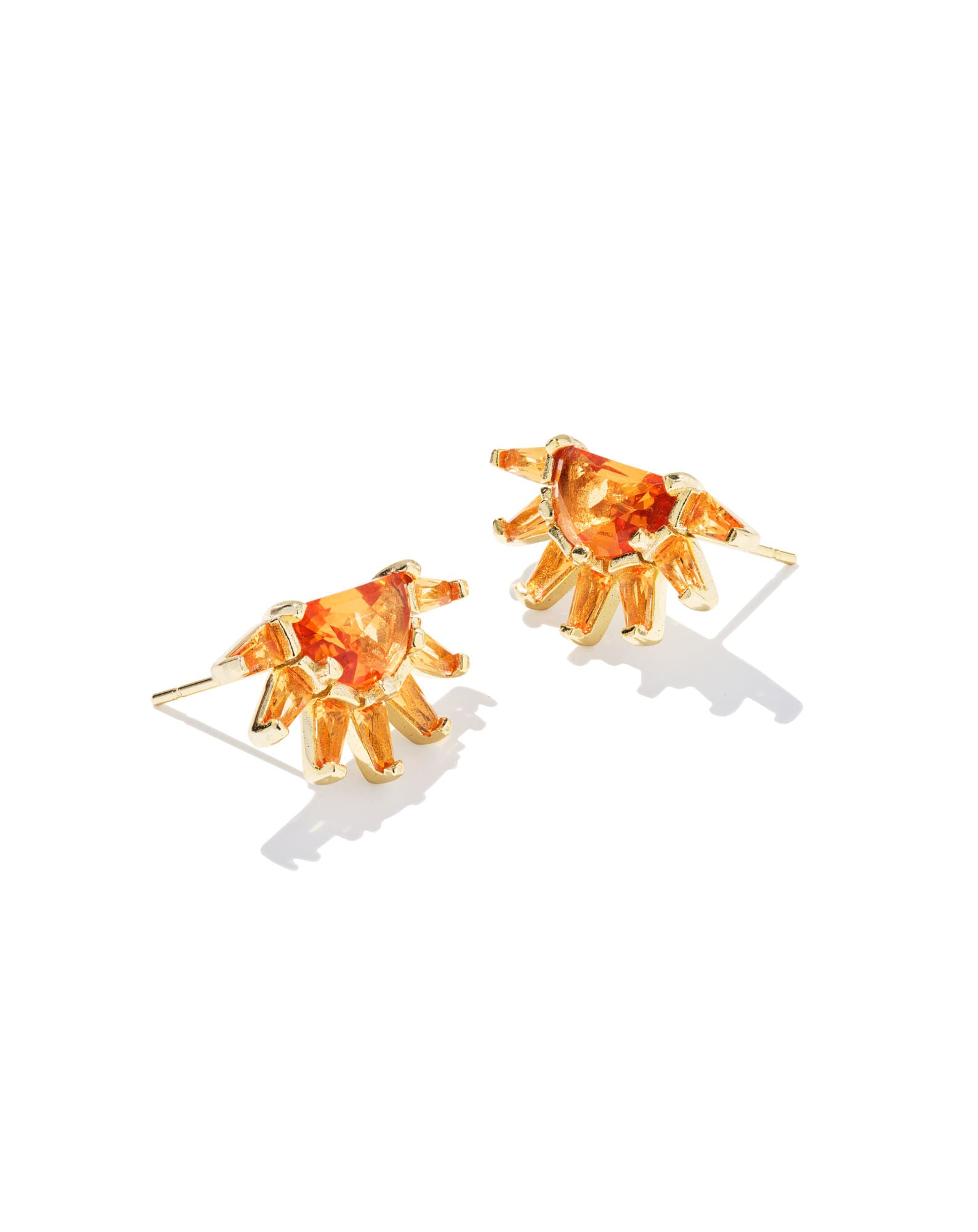 Samantha Sun Gold Stud Earrings