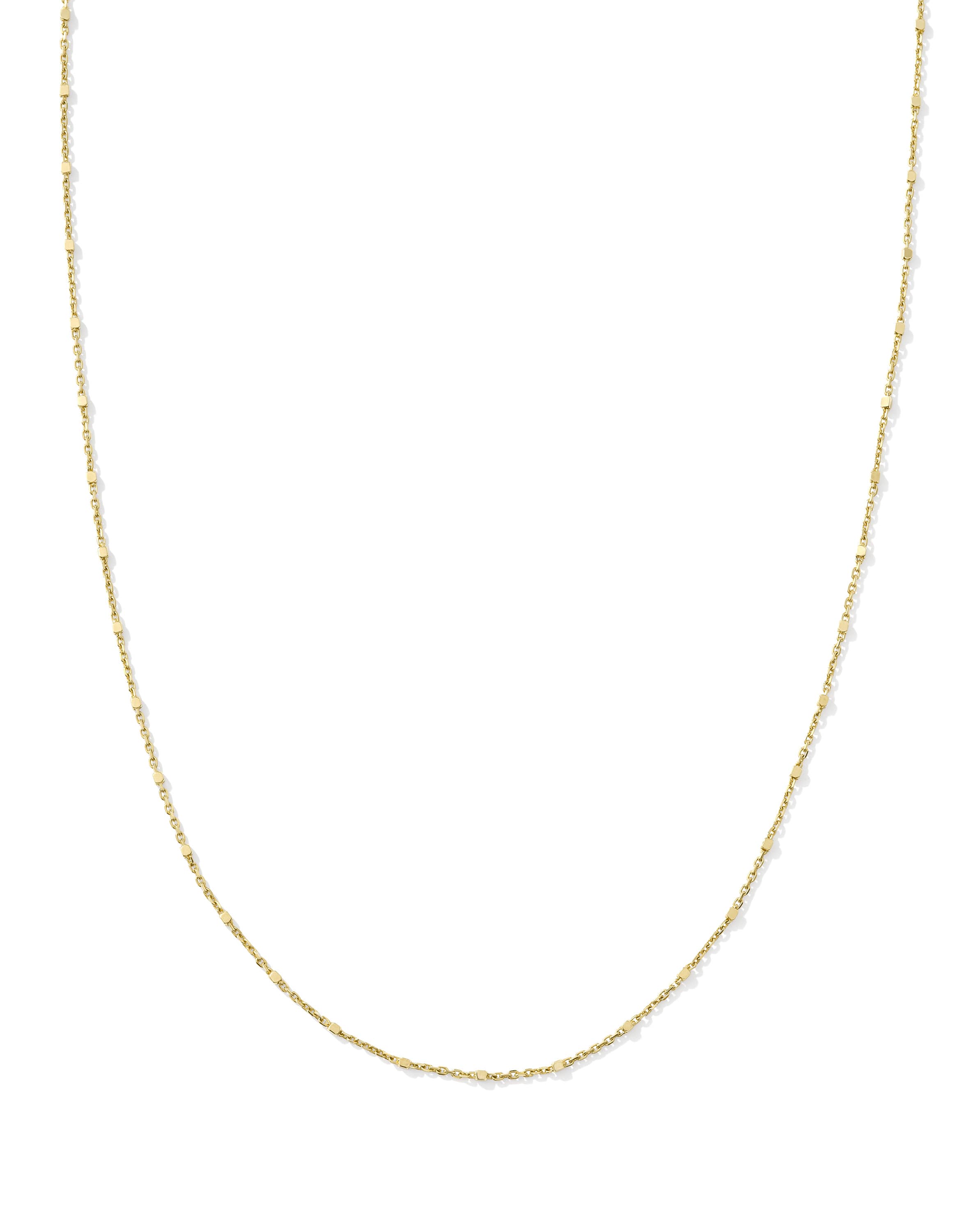 Sphere Chain Necklace in 14k Yellow Gold