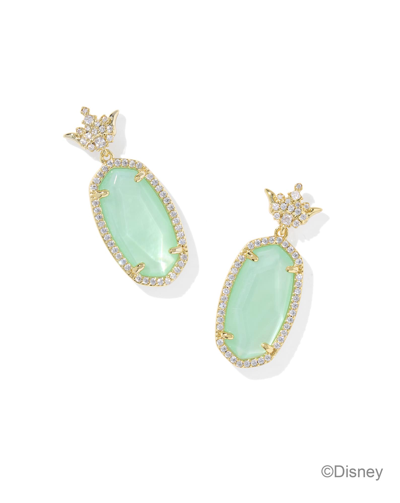 Disney | Kendra Scott Dana Princess Gold Drop Earrings