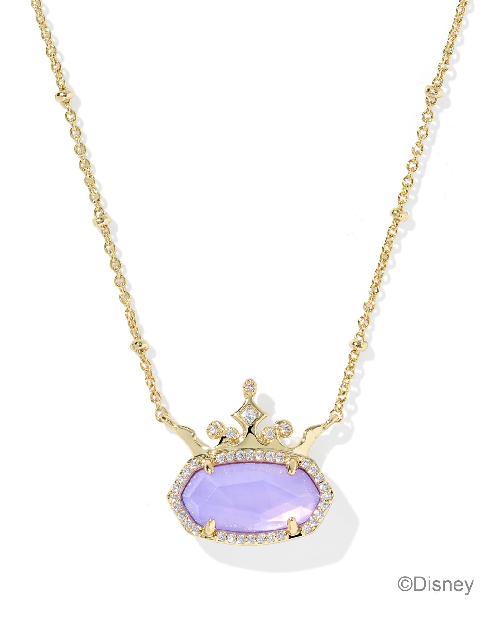Disney | Kendra Scott Elisa Princess Gold Short Pendant Necklace