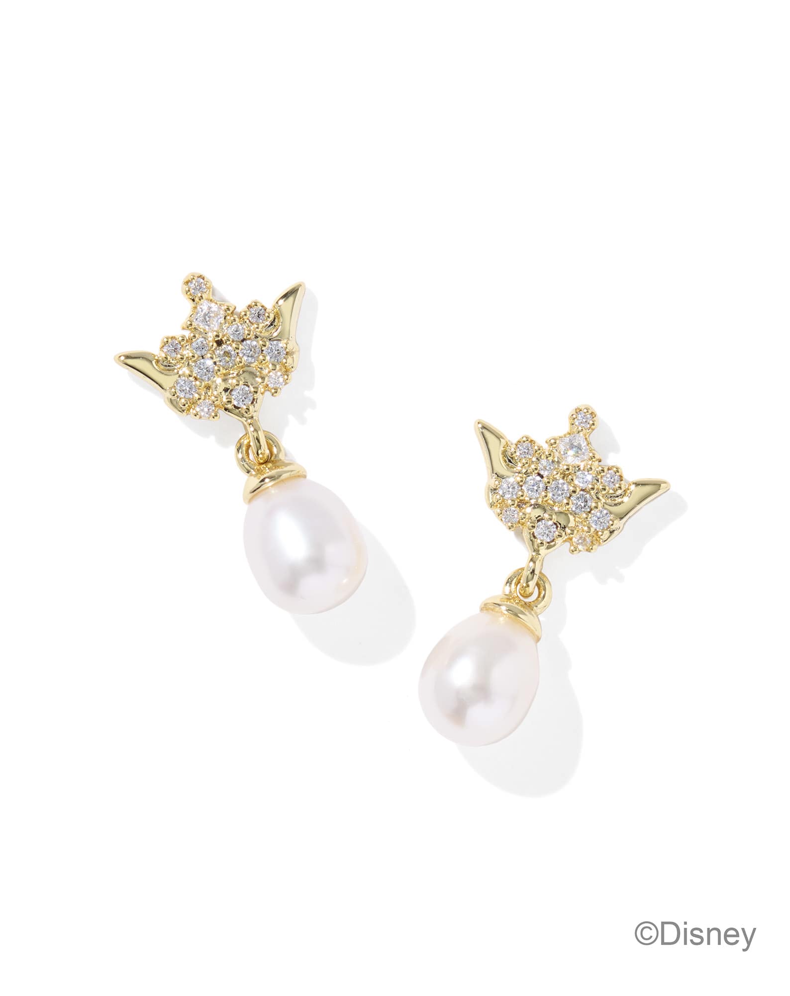 Disney | Kendra Scott Princess Crown Gold Drop Earrings