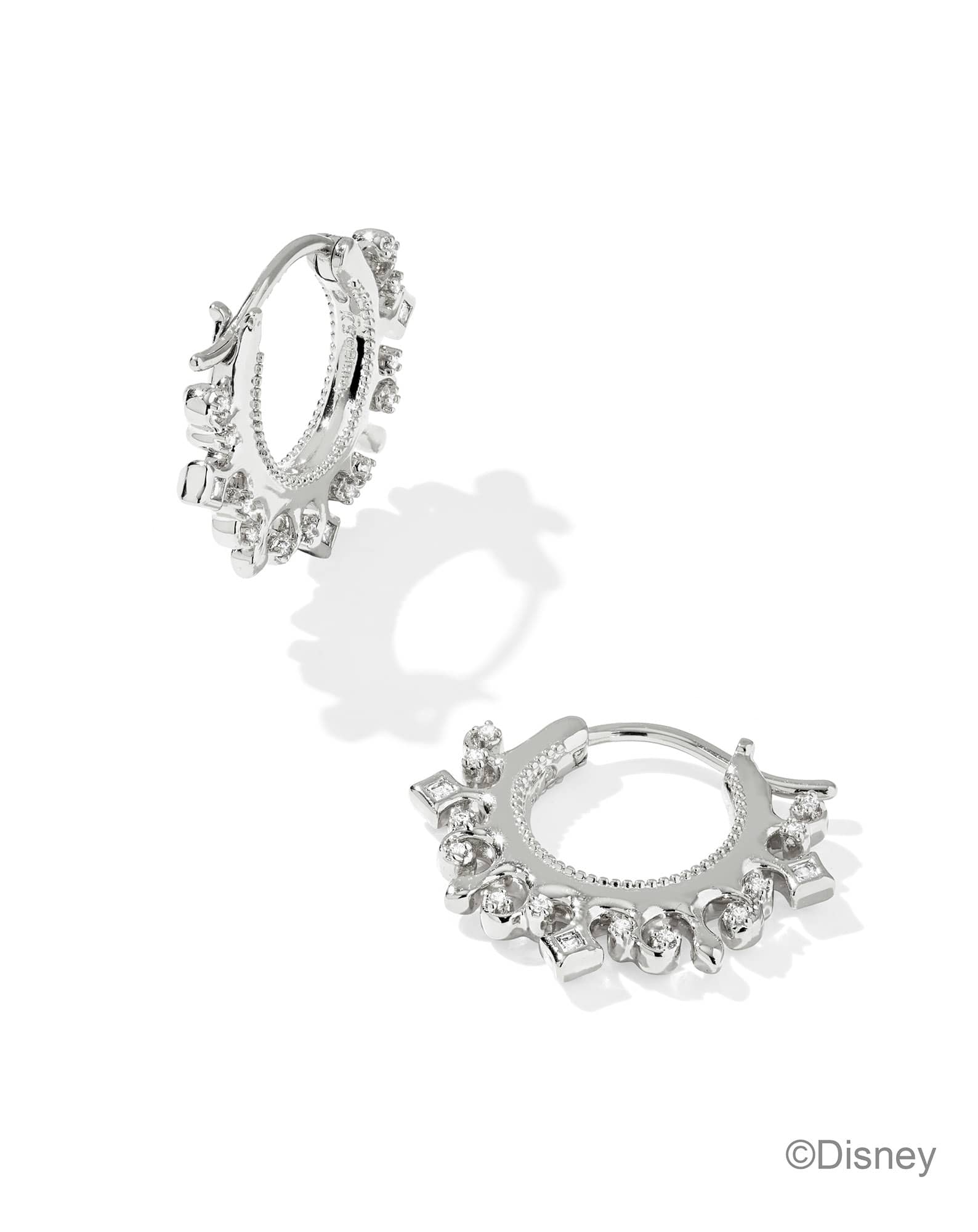 Disney | Kendra Scott Princess Silver Huggie Earrings