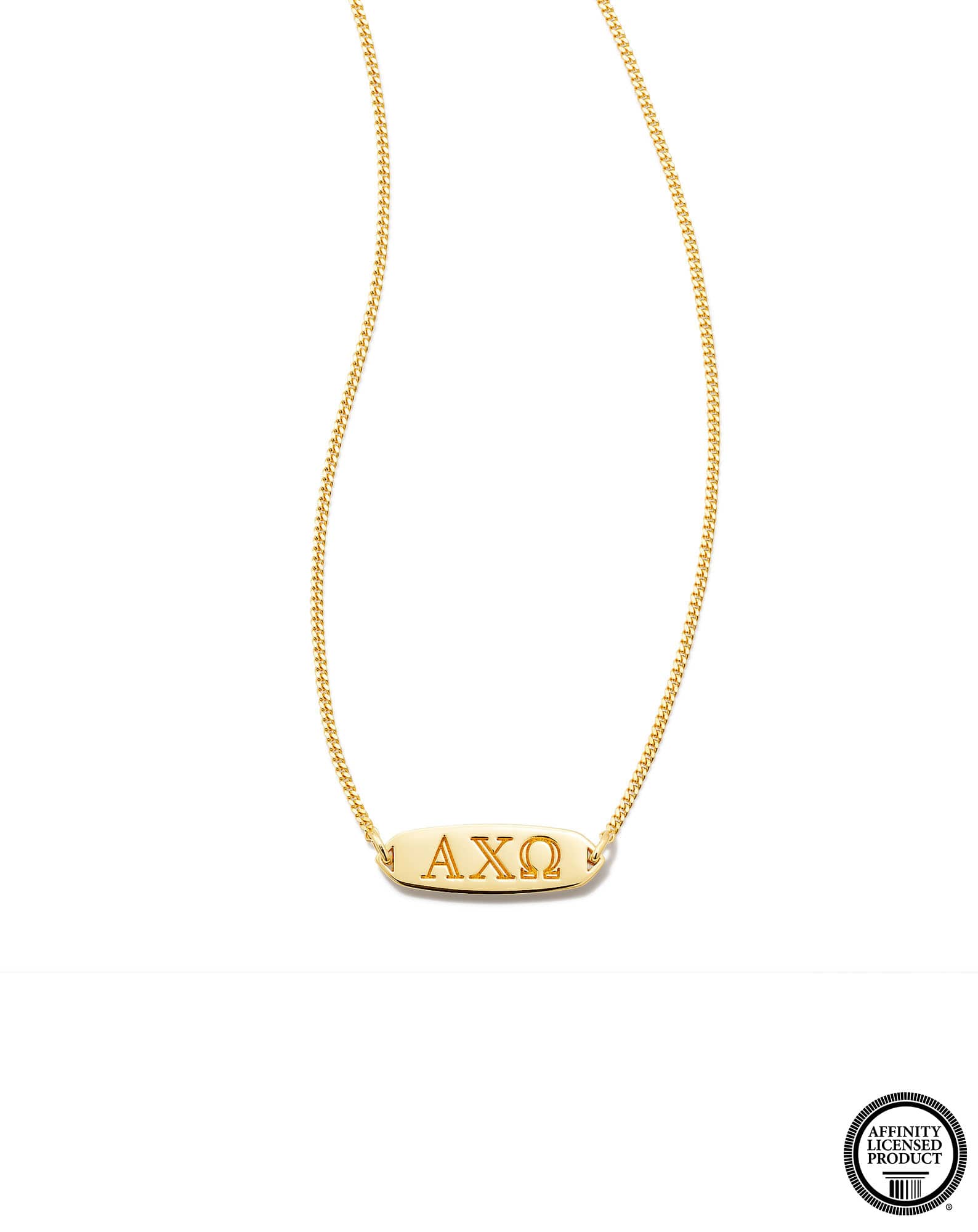 Alpha Chi Omega Pendant Necklace