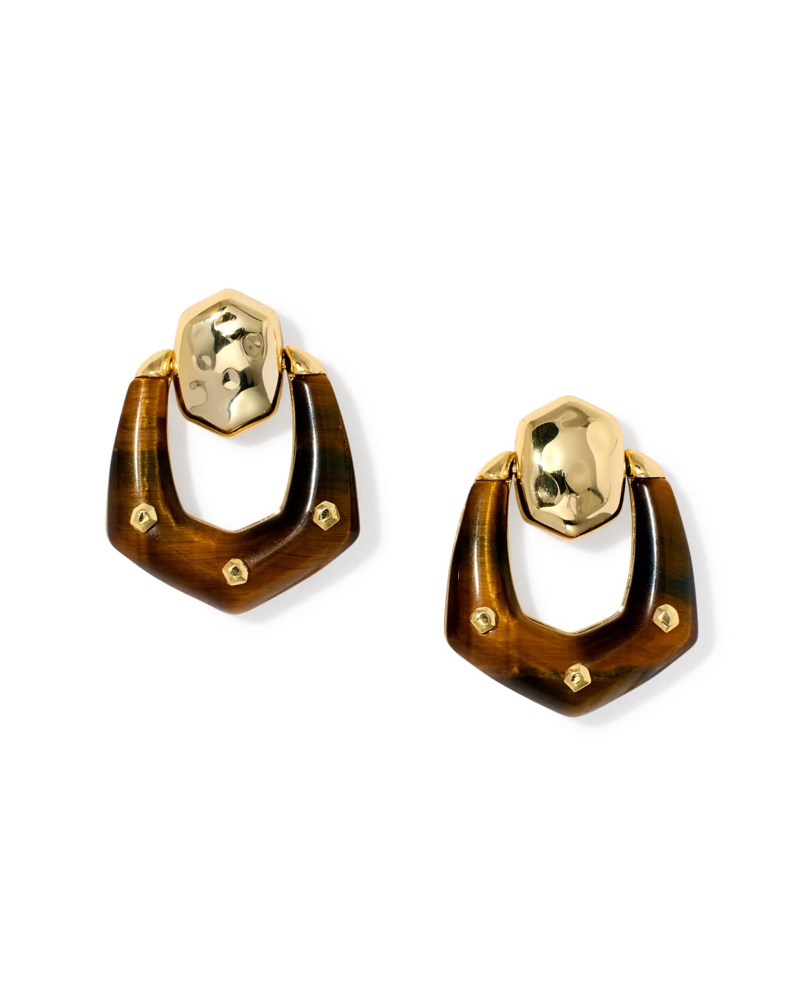 Embry Gold Open Frame Earrings