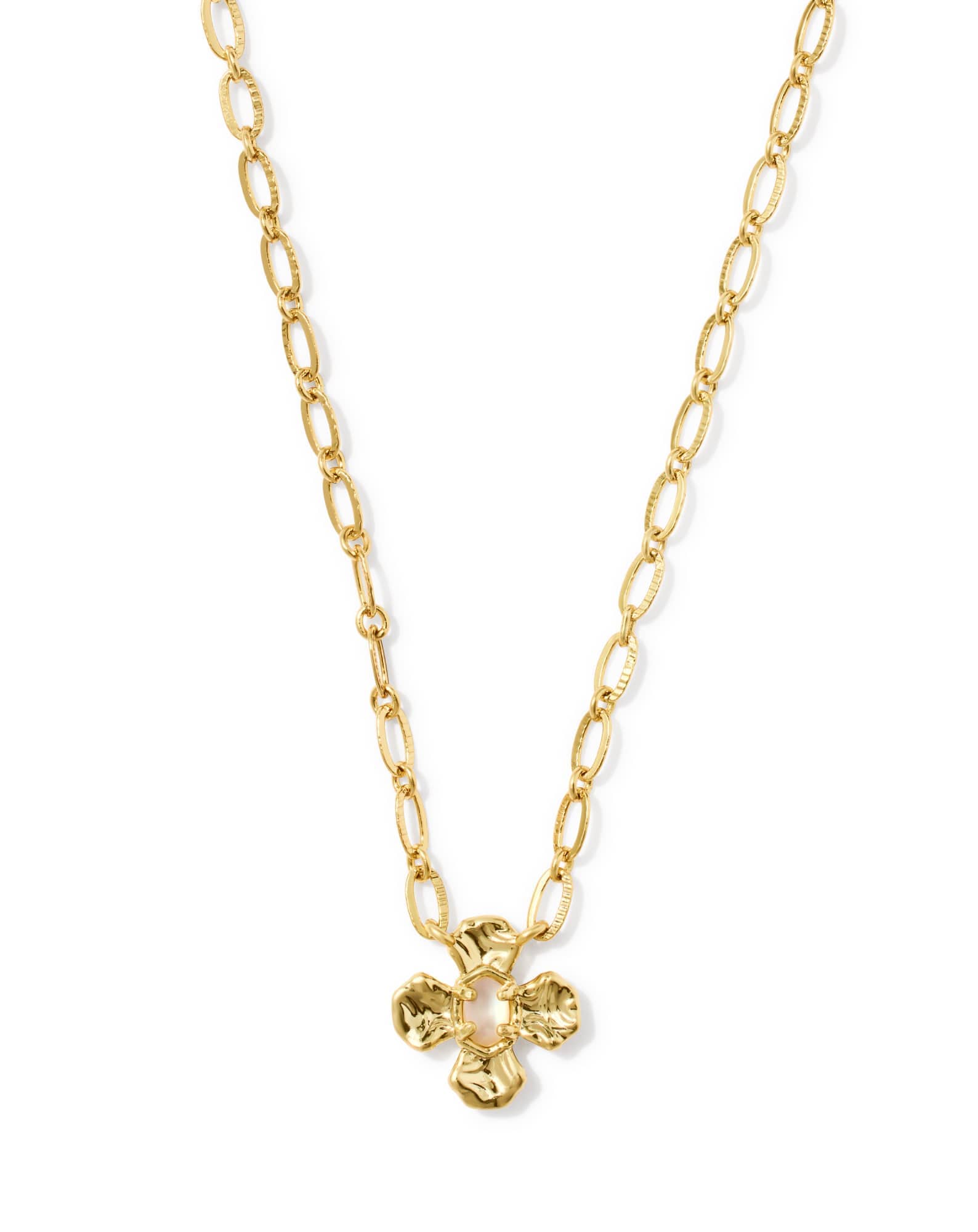Leanne Gold Short Pendant Necklace