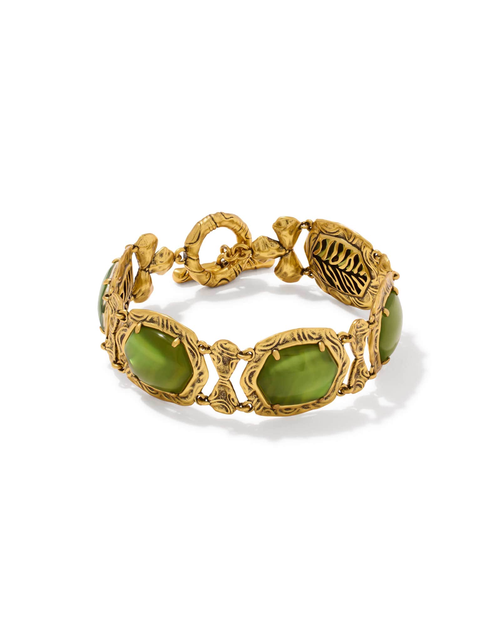 Tiger Striped Daphne Statement Bracelet