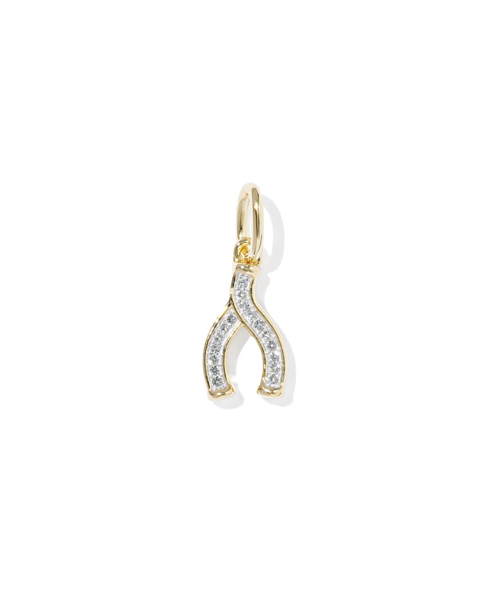 Wishbone 18k Gold Vermeil Charm